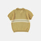 Coco Au Lait YELLOW KNITTED POLO  Yellow
