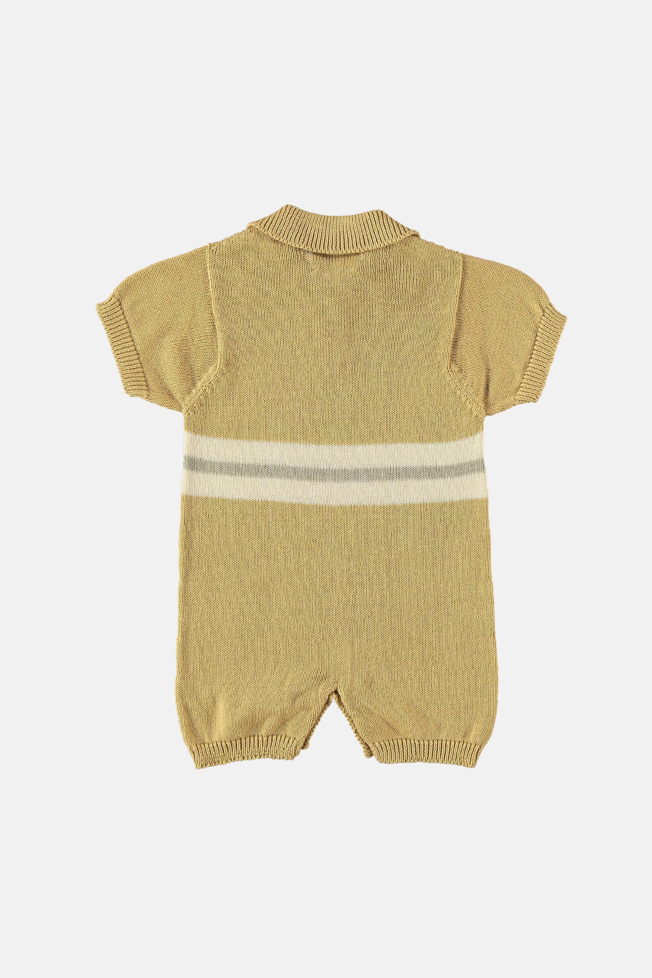Coco Au Lait YELLOW POLO ROMPER  Yellow