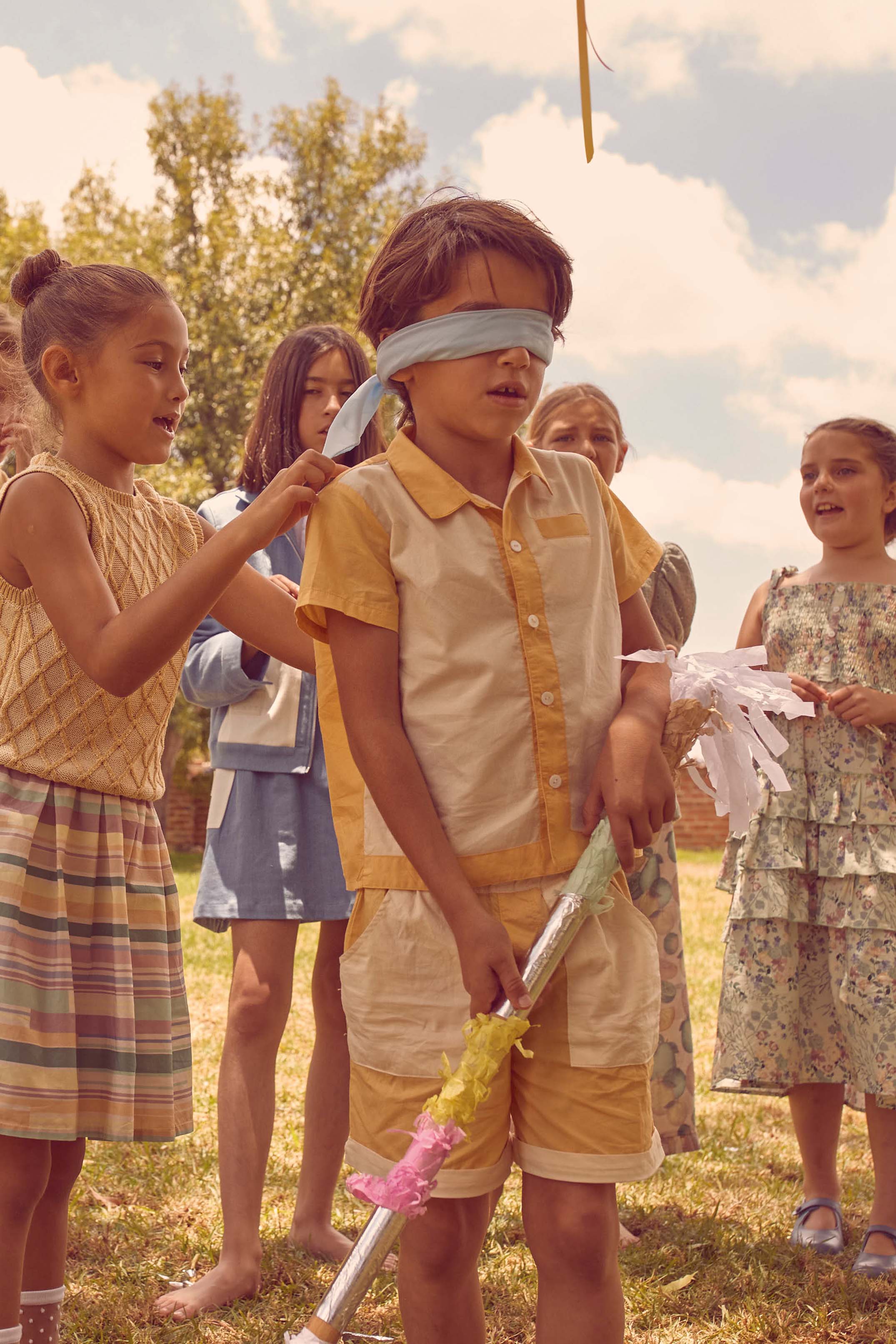 Coco Au Lait YELLOW VINTAGE WIDE SHORTS  Yellow