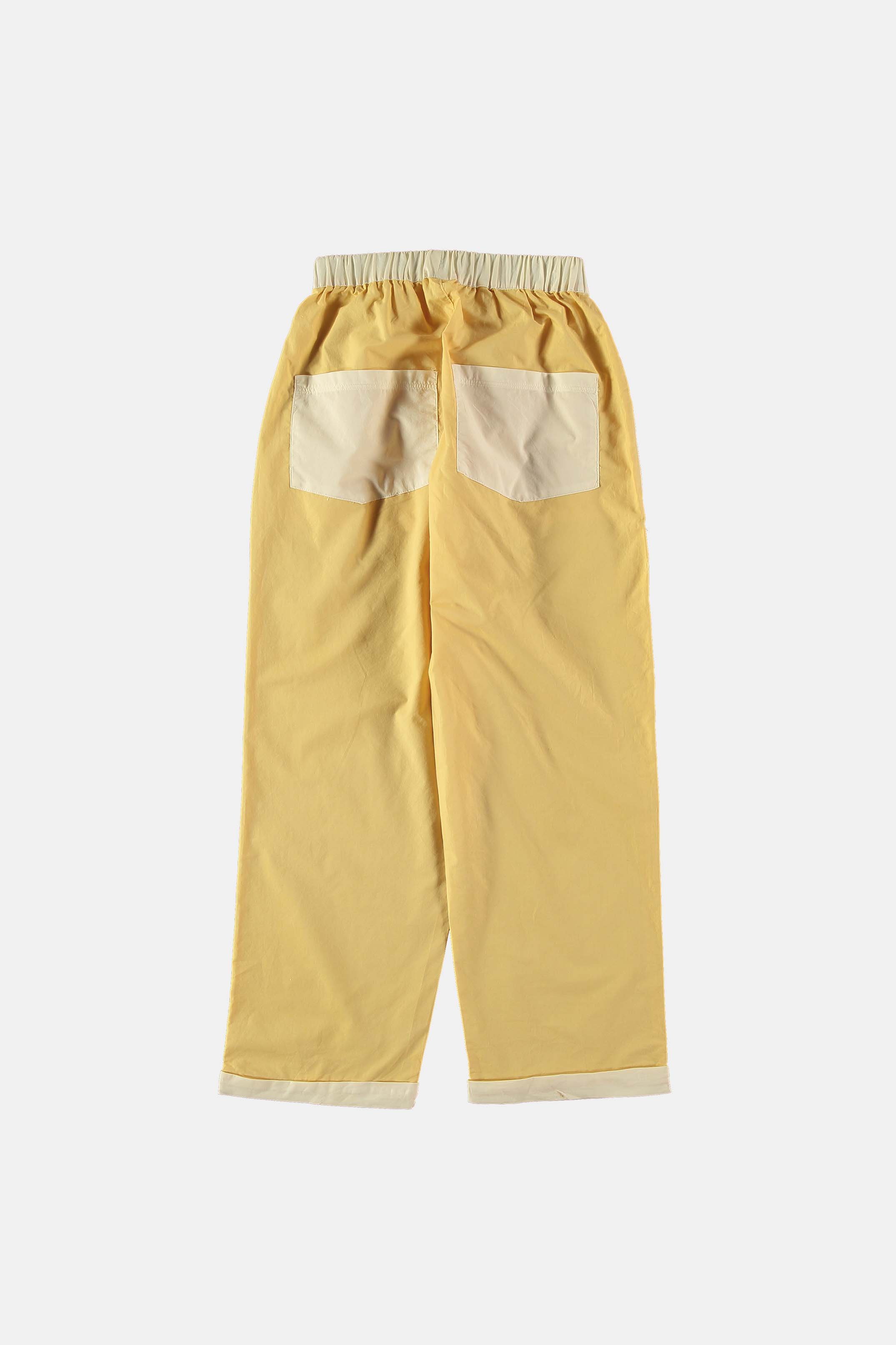 Coco Au Lait YELLOW VINTAGE WIDE TROUSERS  Yellow