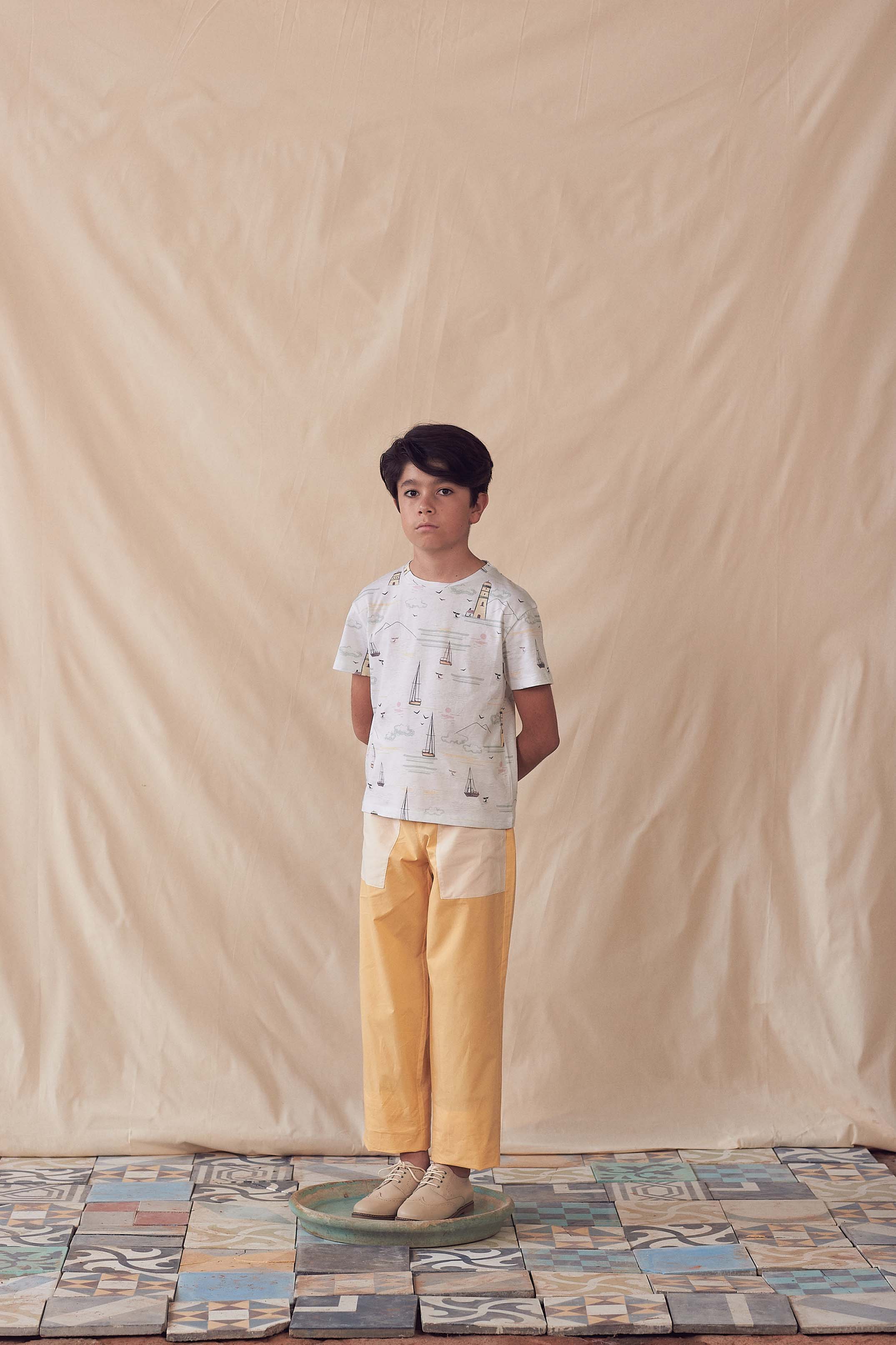 Coco Au Lait YELLOW VINTAGE WIDE TROUSERS  Yellow