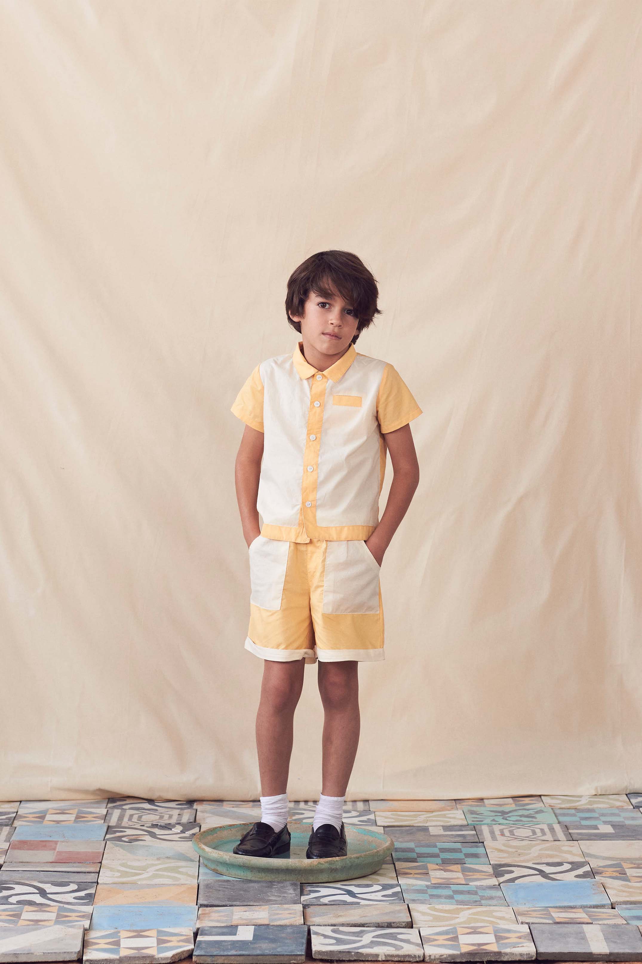 Coco Au Lait YELLOW VITNAGE SHIRT  Yellow