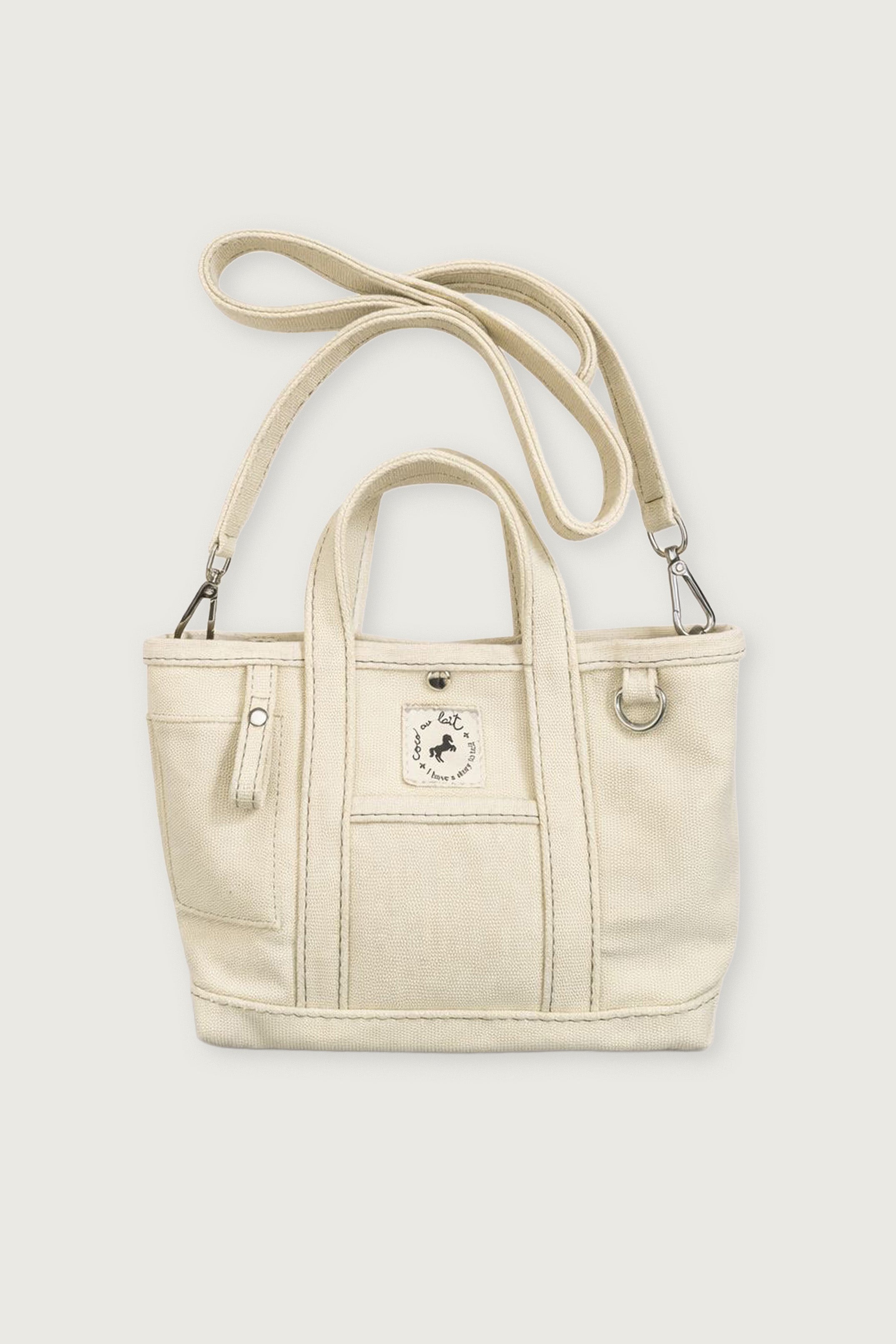 BOLSO MINI CANVAS OFF-WHITE