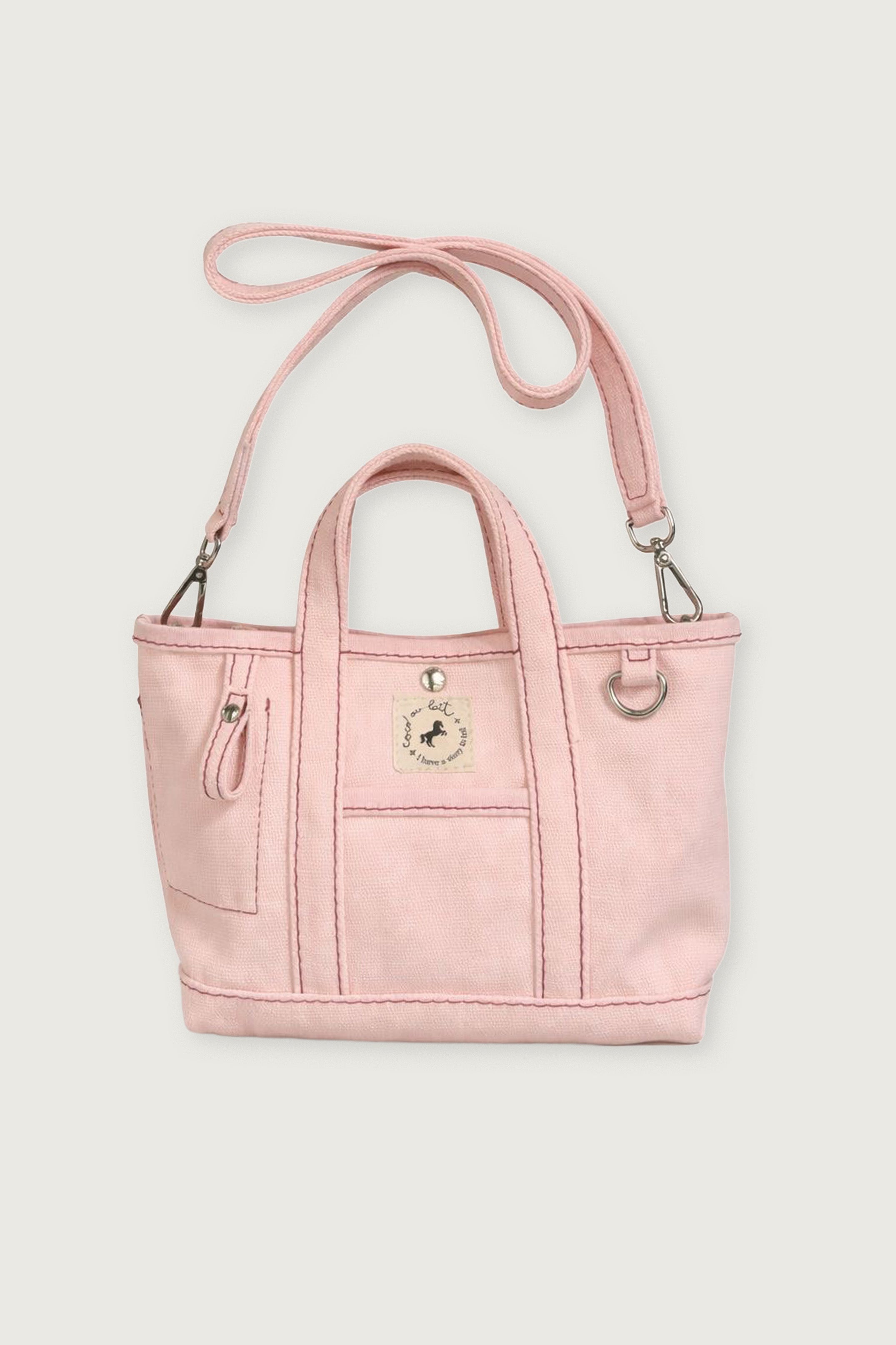 BOLSO MINI CANVAS PINK