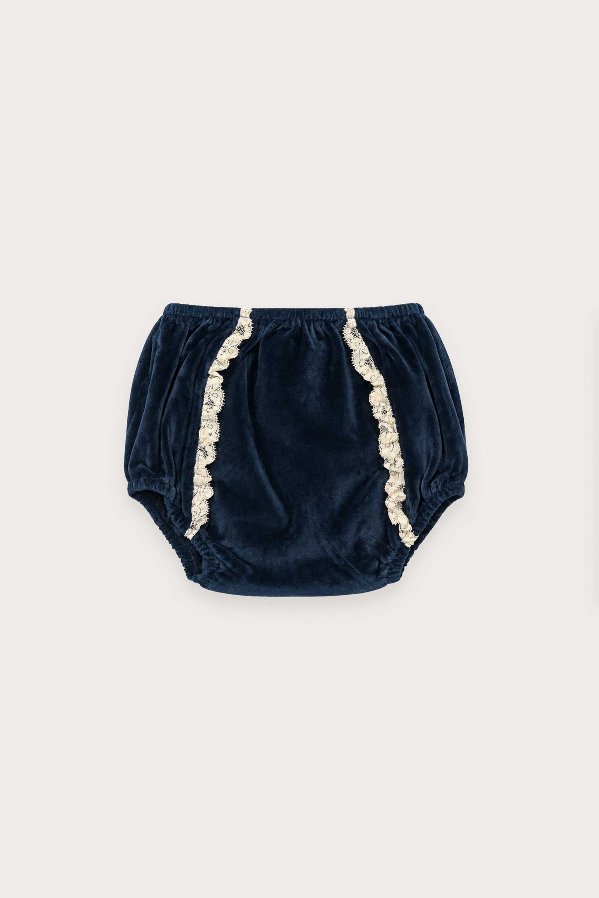 CULOTTE VELVET BEBÉ NAVY BLUE