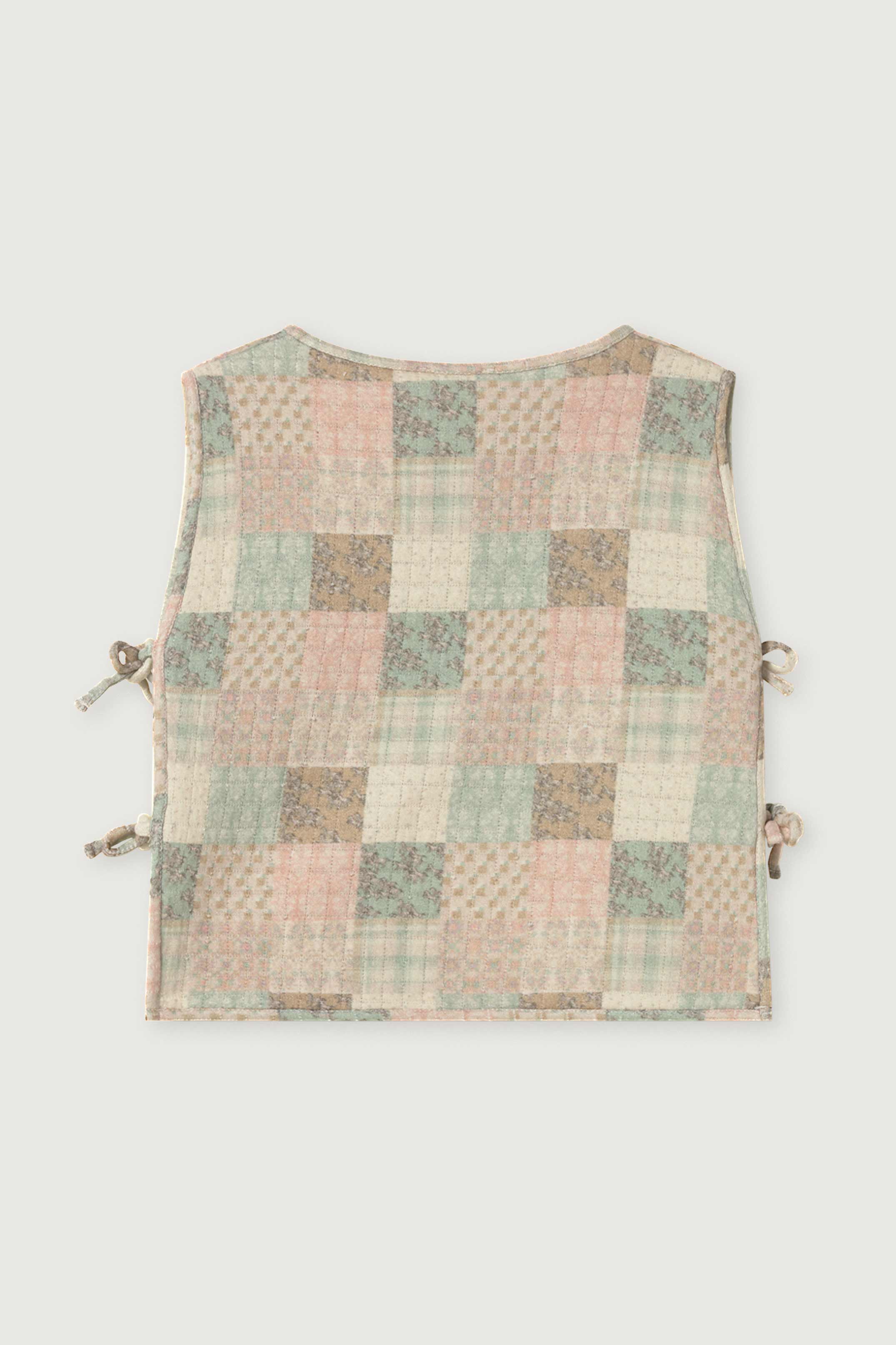 BLUSA SIN MANGAS PATCHWORK