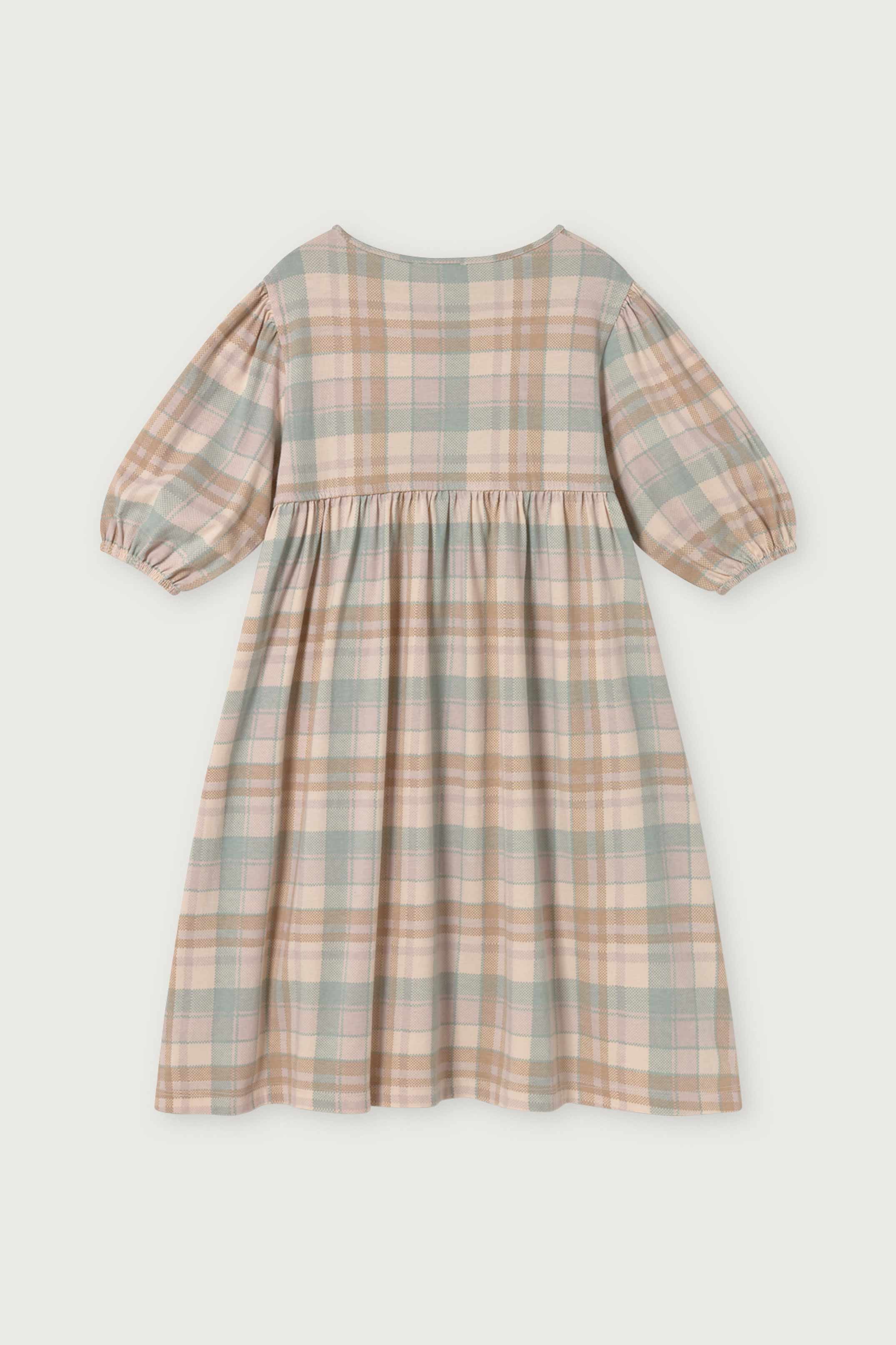 VESTIDO NIÑA CUADROS PASTEL