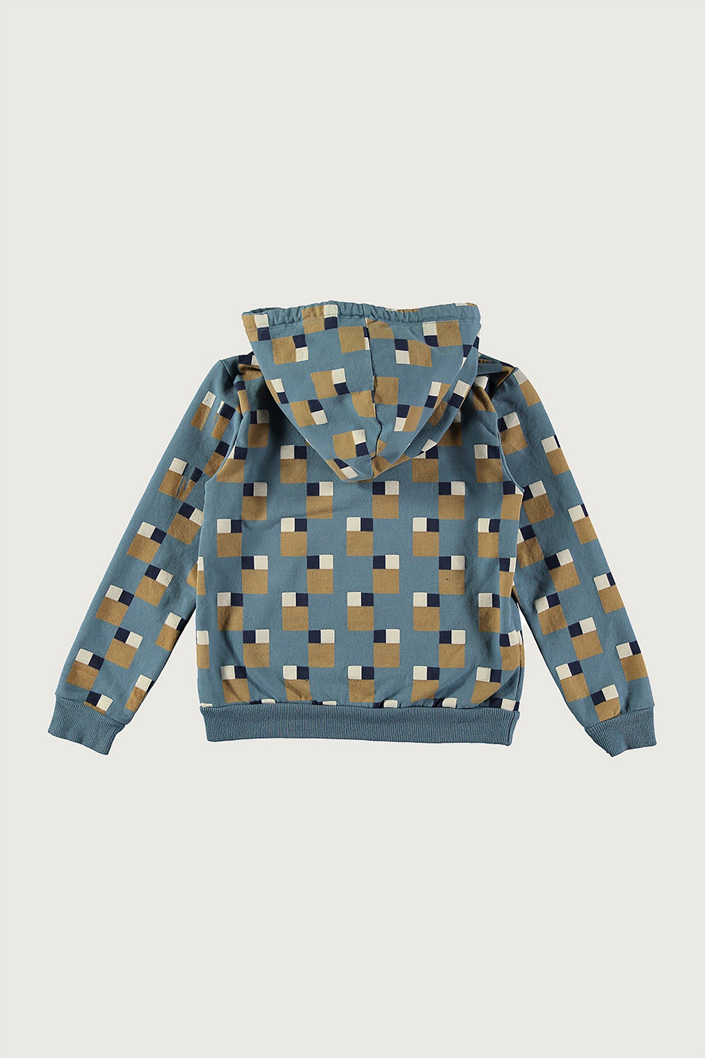 Coco Au Lait ABSTRACT ART HOODIE  Blue Mirage