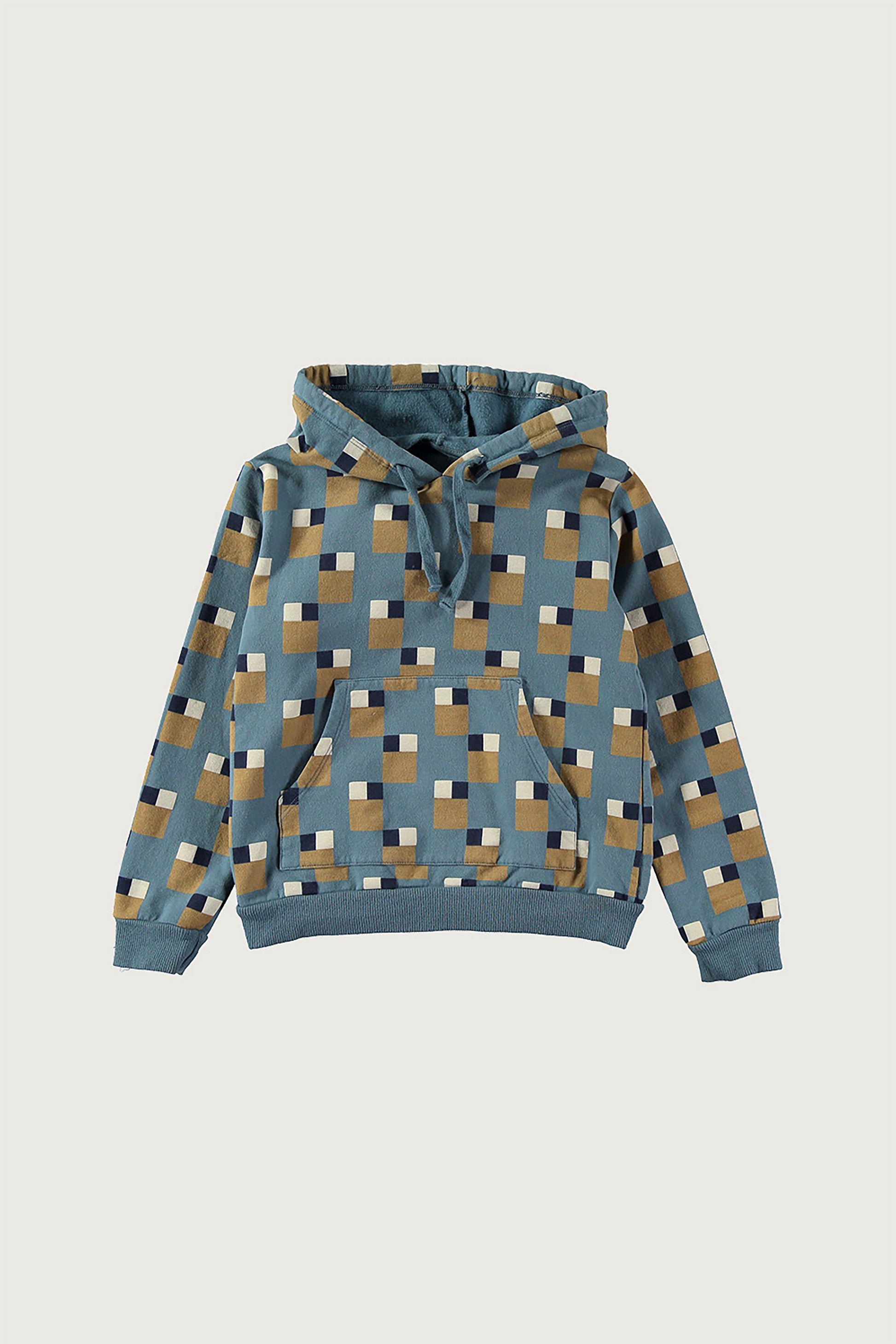 Coco Au Lait ABSTRACT ART HOODIE  Blue Mirage