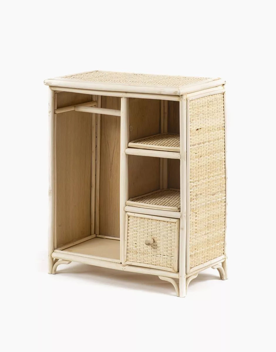 ARMARIO PARA MUÑECAS CON 3 GANCHOS