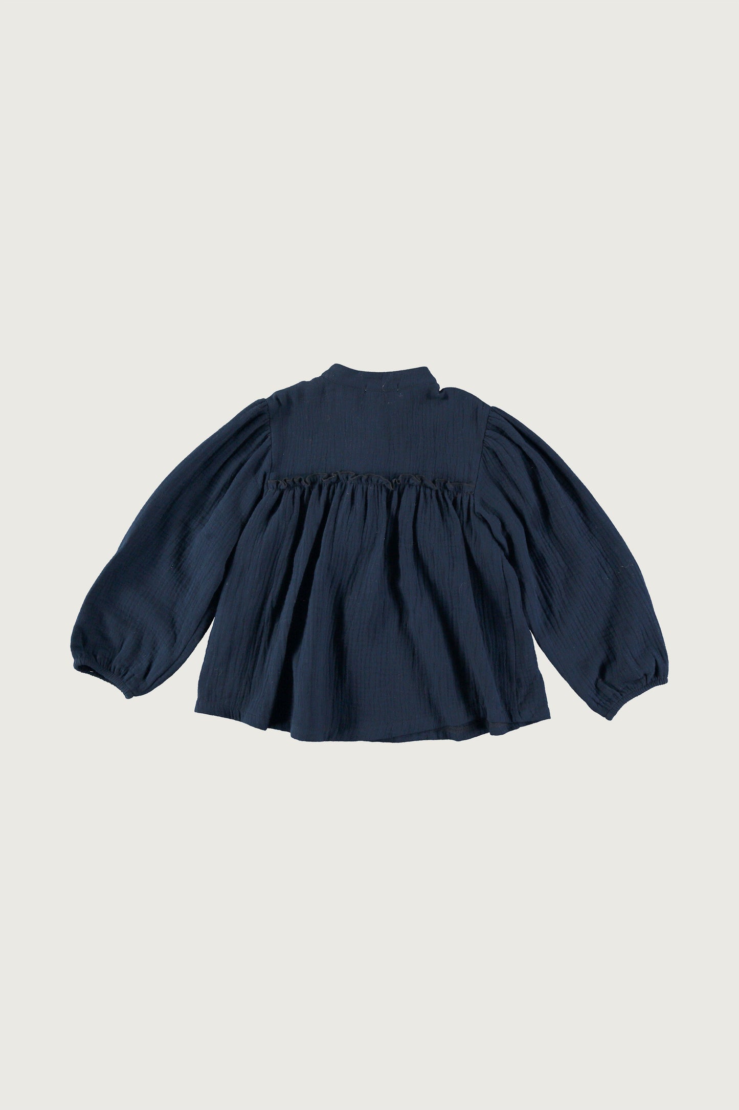 Coco Au Lait BLUE NIGHT EMROIDERED DOUBLE GAUZE BLOUSE  Blue Nights