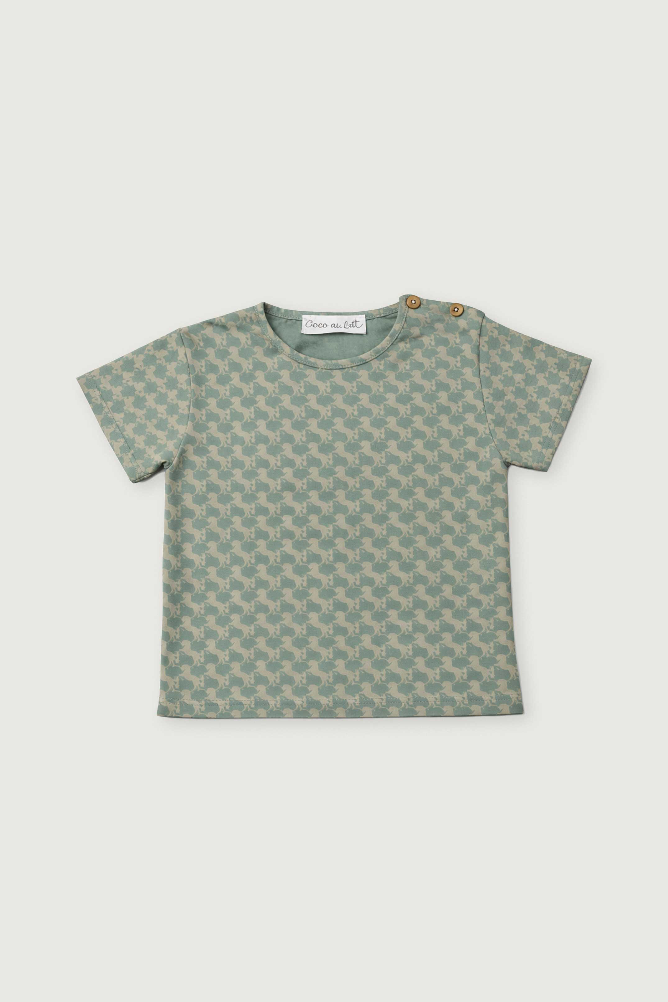 PLAYERA PARA BEBÉ ESTAMPADA SHADOW CABALLITOS