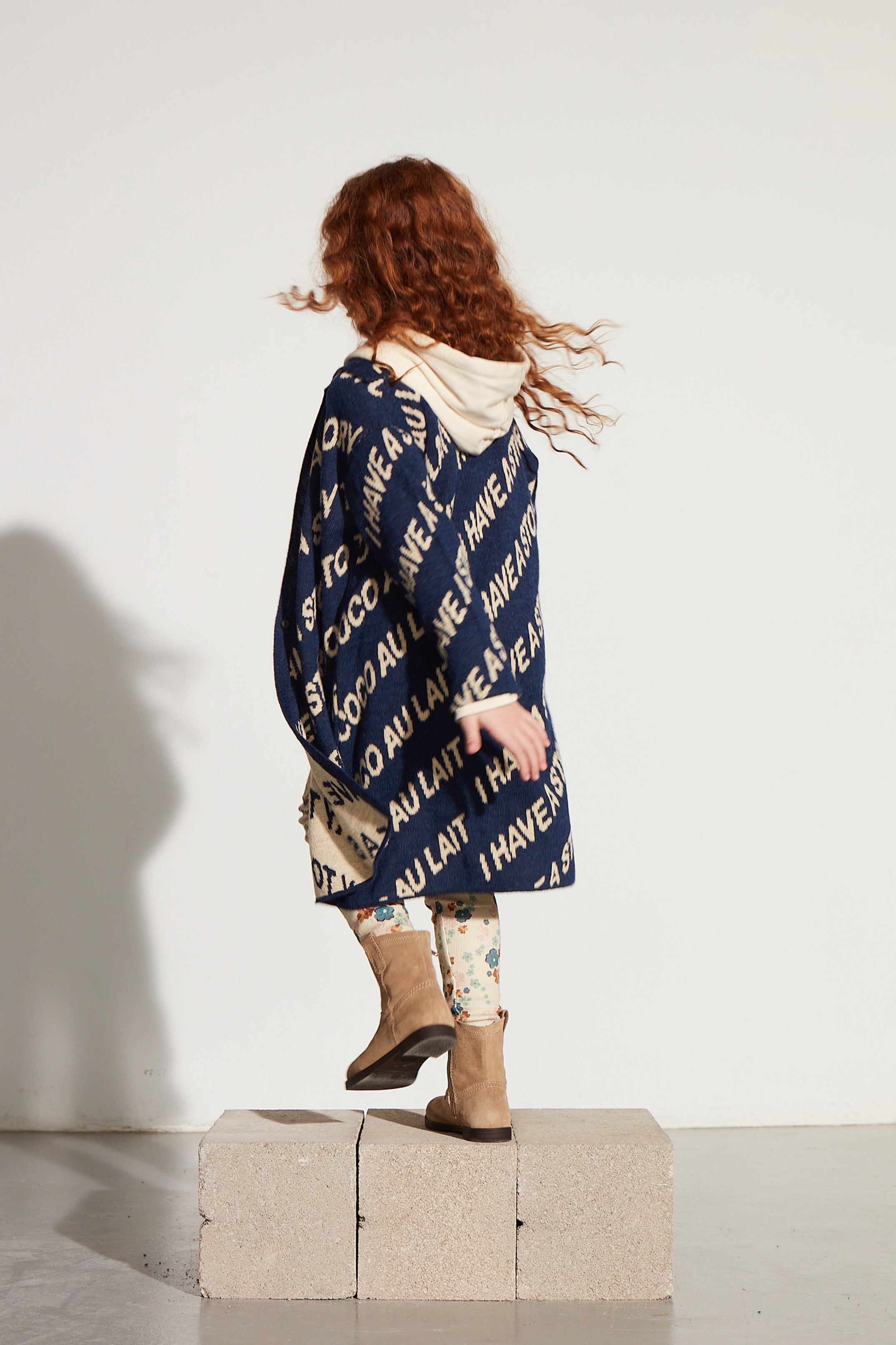 Coco Au Lait COCO AU LAIT KNITTED COAT  Blue Nights