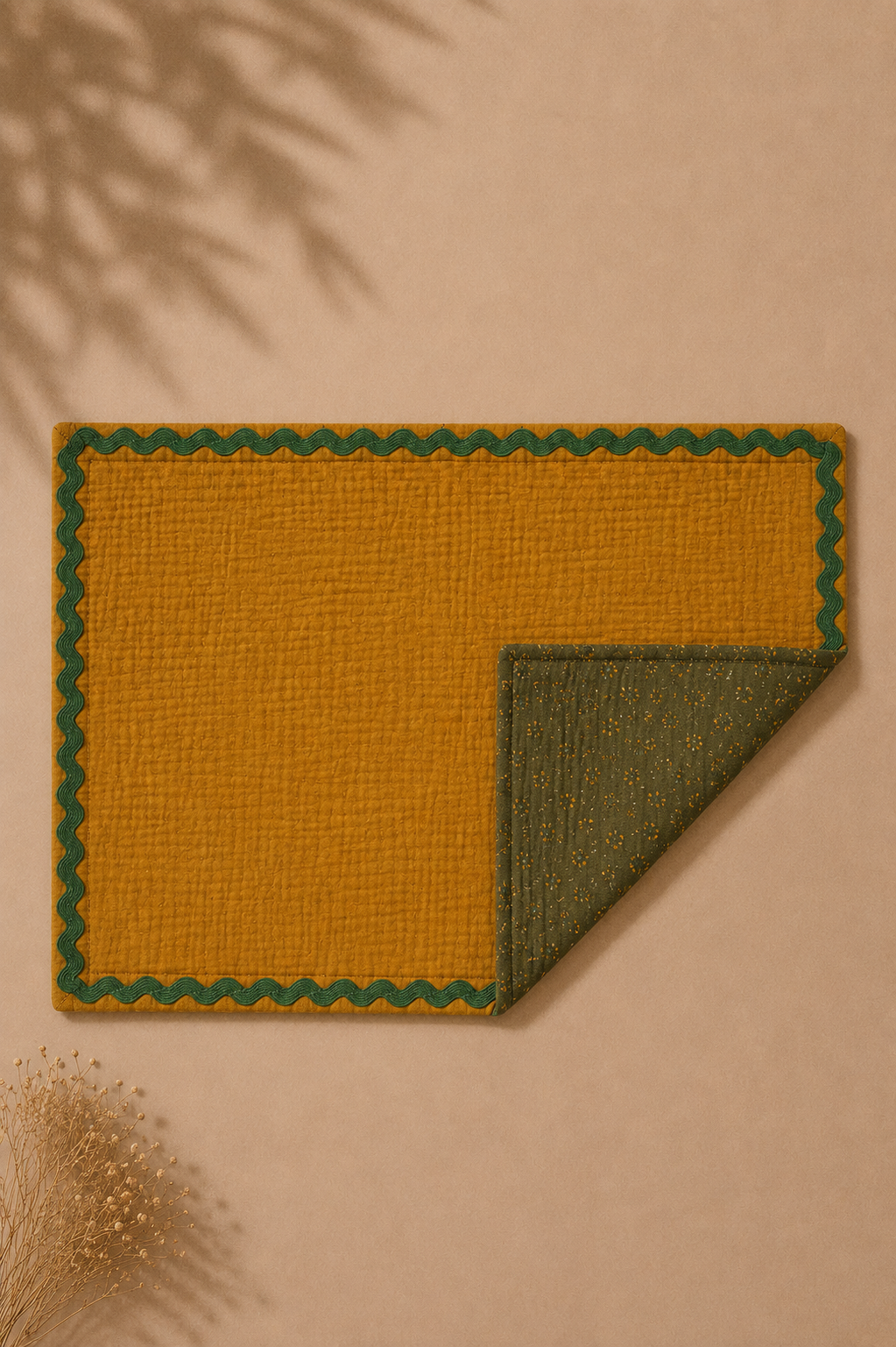 MANTEL INDIVIDUAL REVERSIBLE AMARILLO