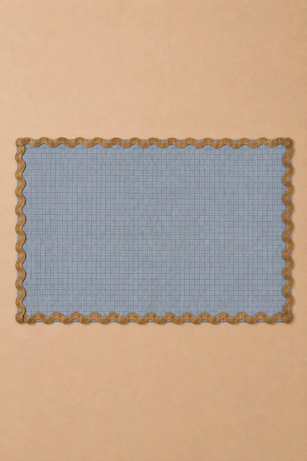 MANTEL INDIVIDUAL REVERSIBLE AZUL