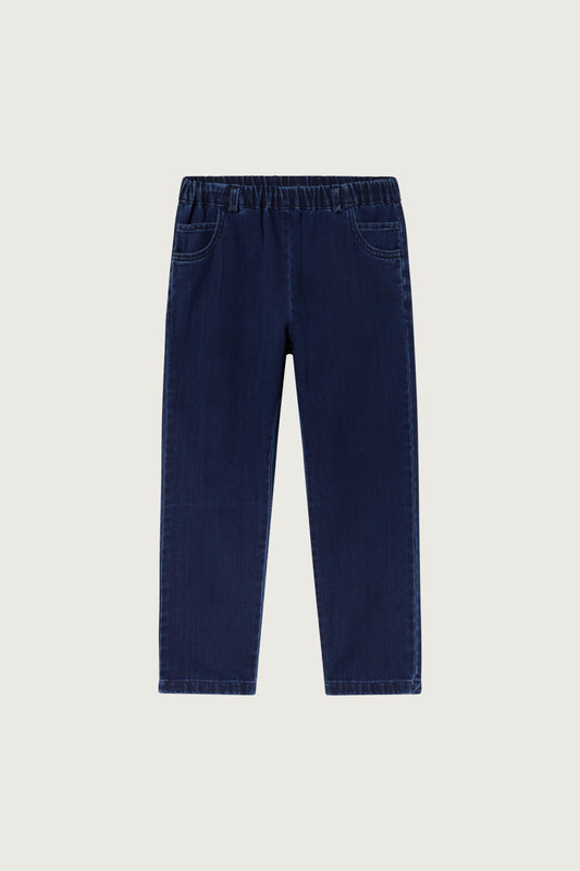 Coco Au Lait DARK DENIM TROUSERS  Dark Denim