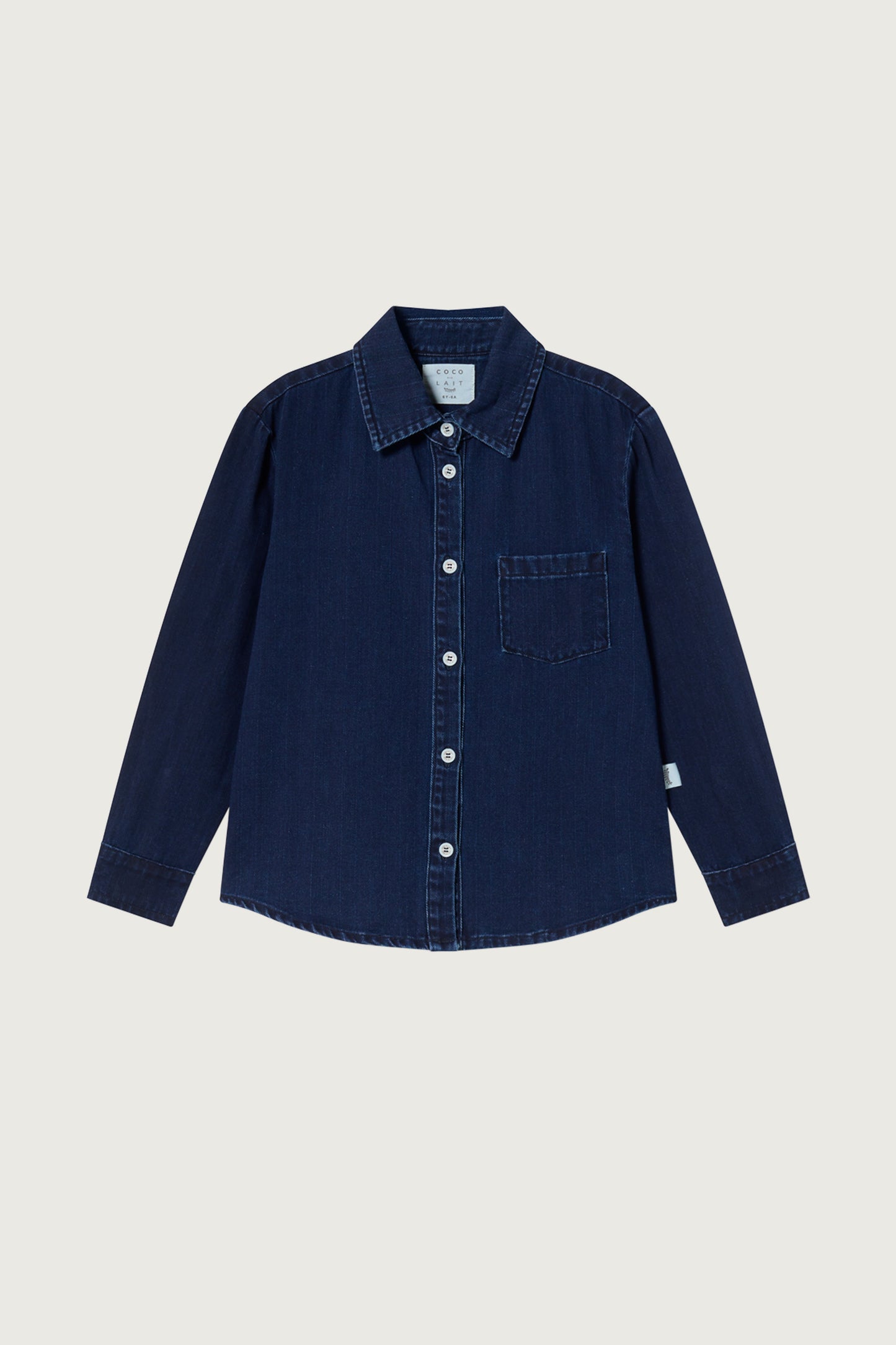 Coco Au Lait DENIM SHIRT  Dark Denim