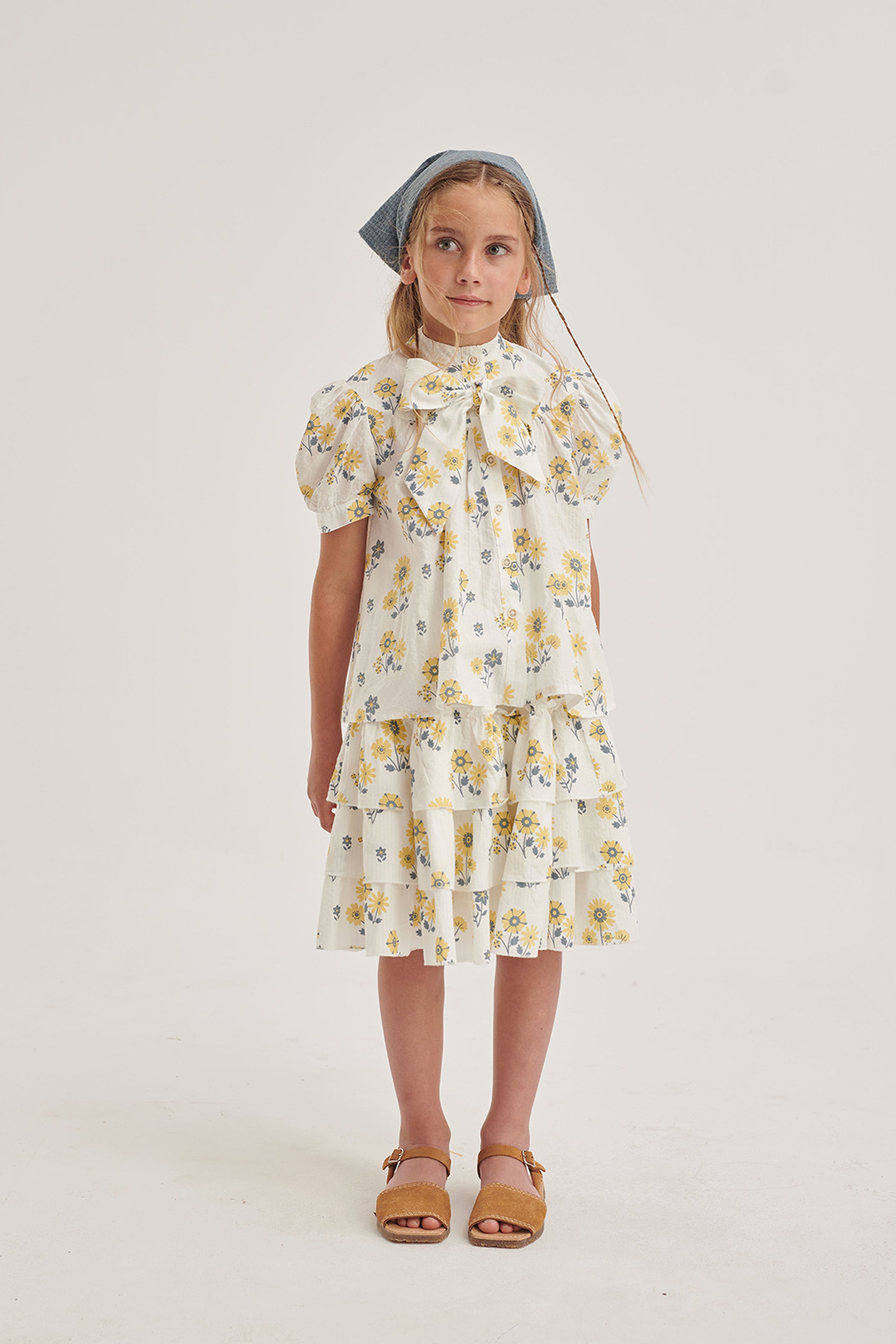 Coco Au Lait FLORAL STRIPES SKIRT  Flora