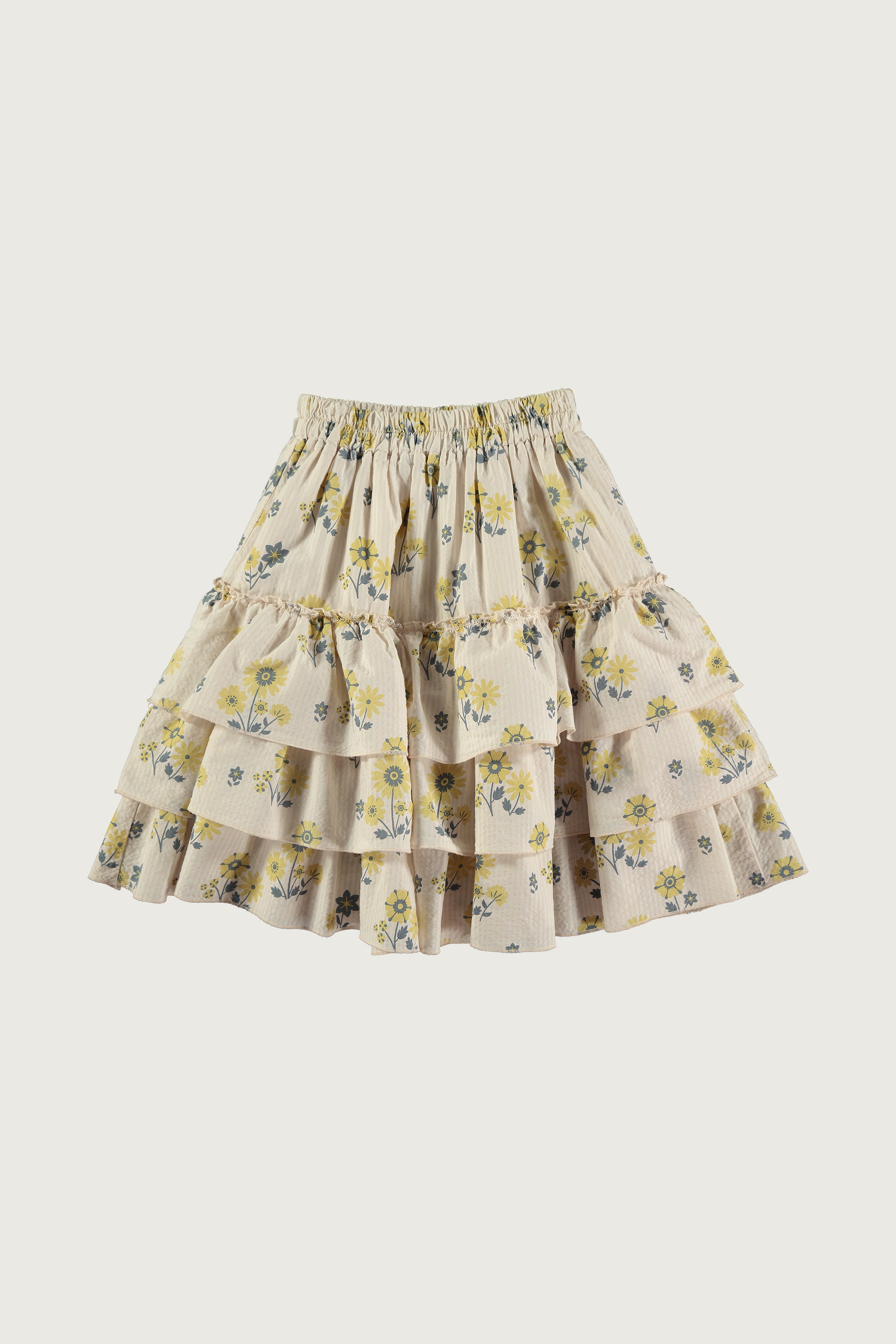 Coco Au Lait FLORAL STRIPES SKIRT  Flora