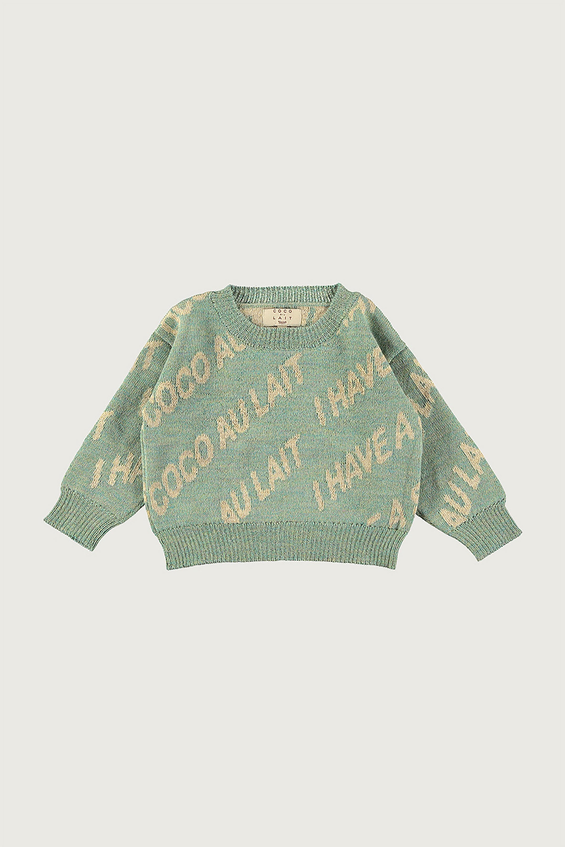 Coco Au Lait GRANITE GREEN COCO AU LAIT BABY KNITTED JUMPER  Granite Green