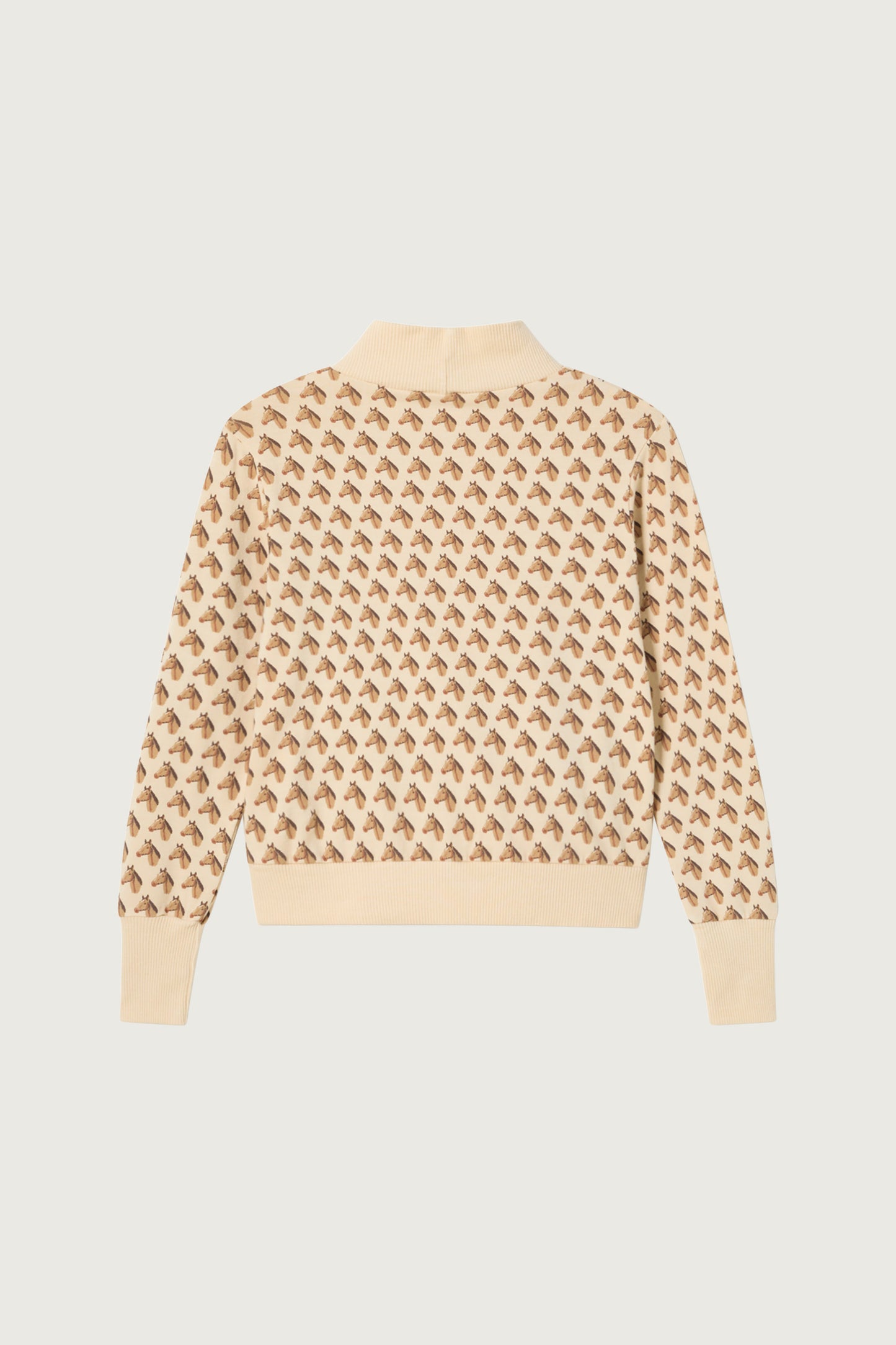 Coco Au Lait HORSES TURTLENECK  Sandshell