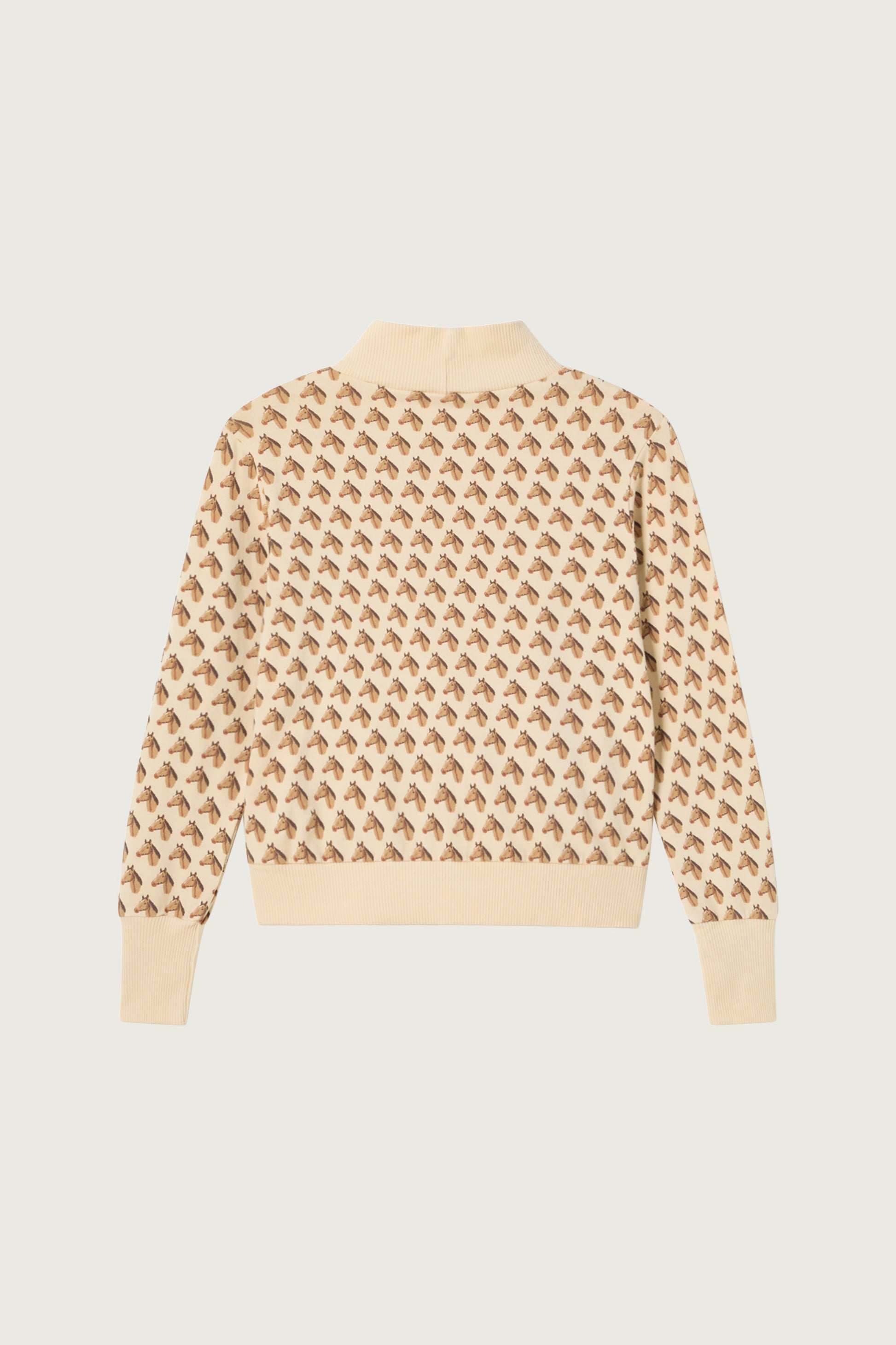 Coco Au Lait HORSES TURTLENECK  Sandshell