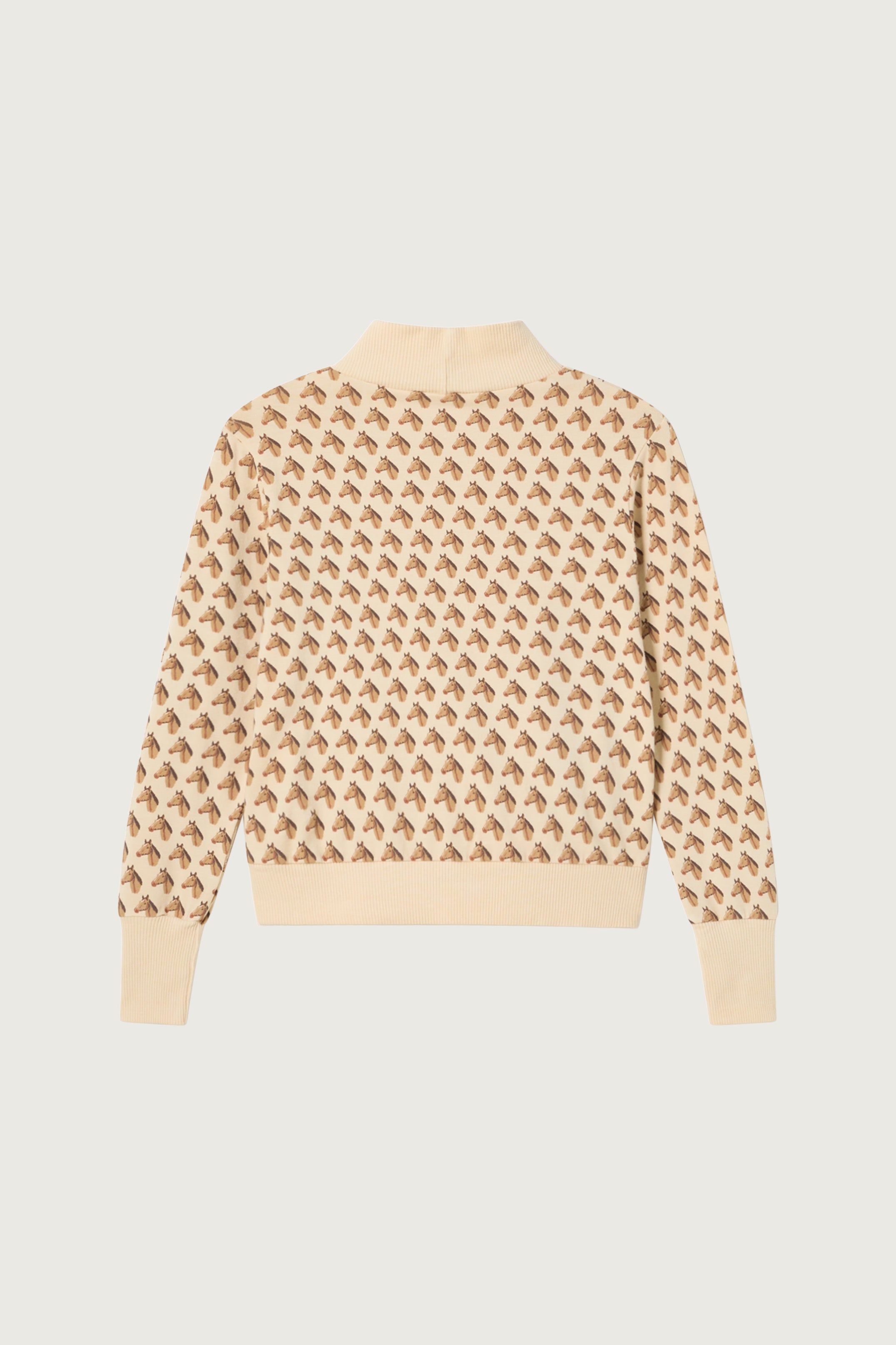 Coco Au Lait HORSES TURTLENECK  Sandshell