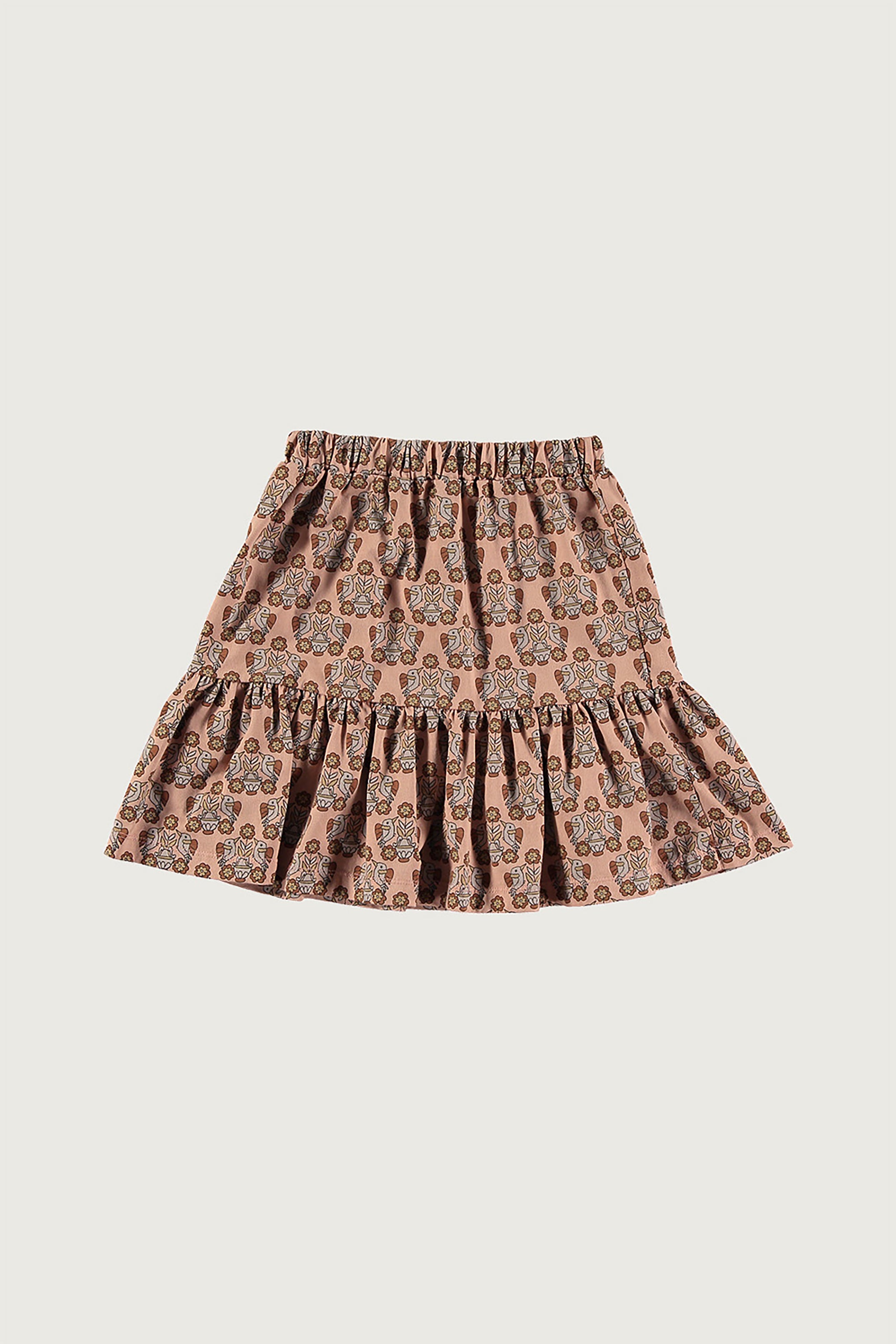 Coco Au Lait HUMMINGBIRDS SHORT FLEECE SKIRT  Rose Dust