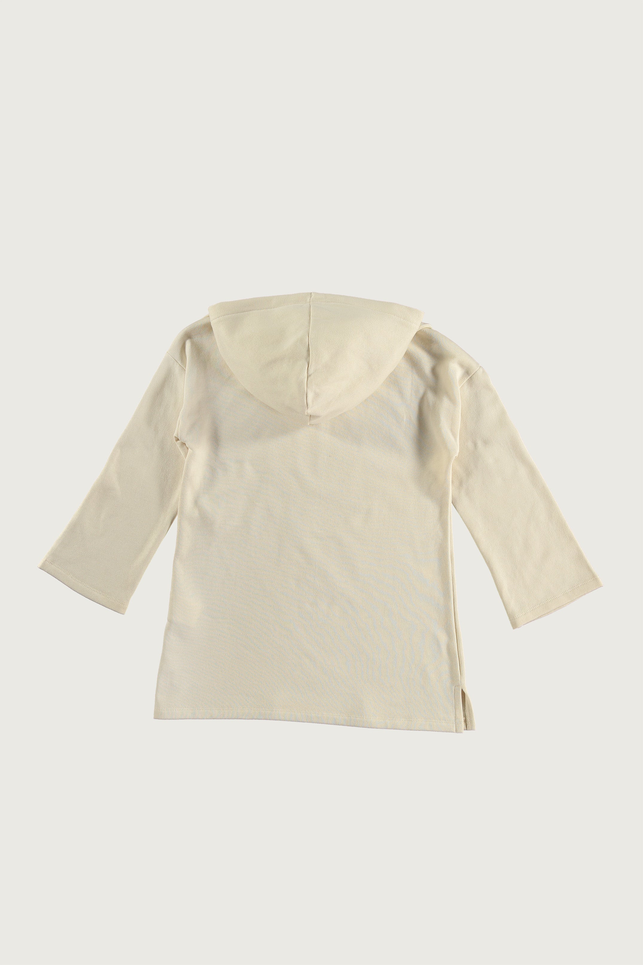 Coco Au Lait I HAVE A STORY TO TELL HOODIE DRESS  Parchment
