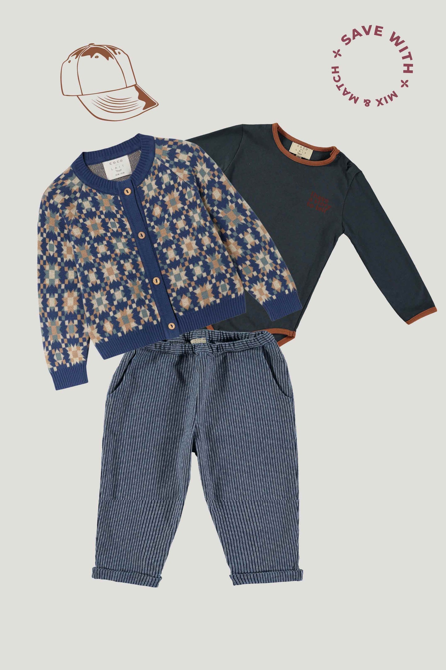 Coco Au Lait LOOK BABY 8  Multicolor