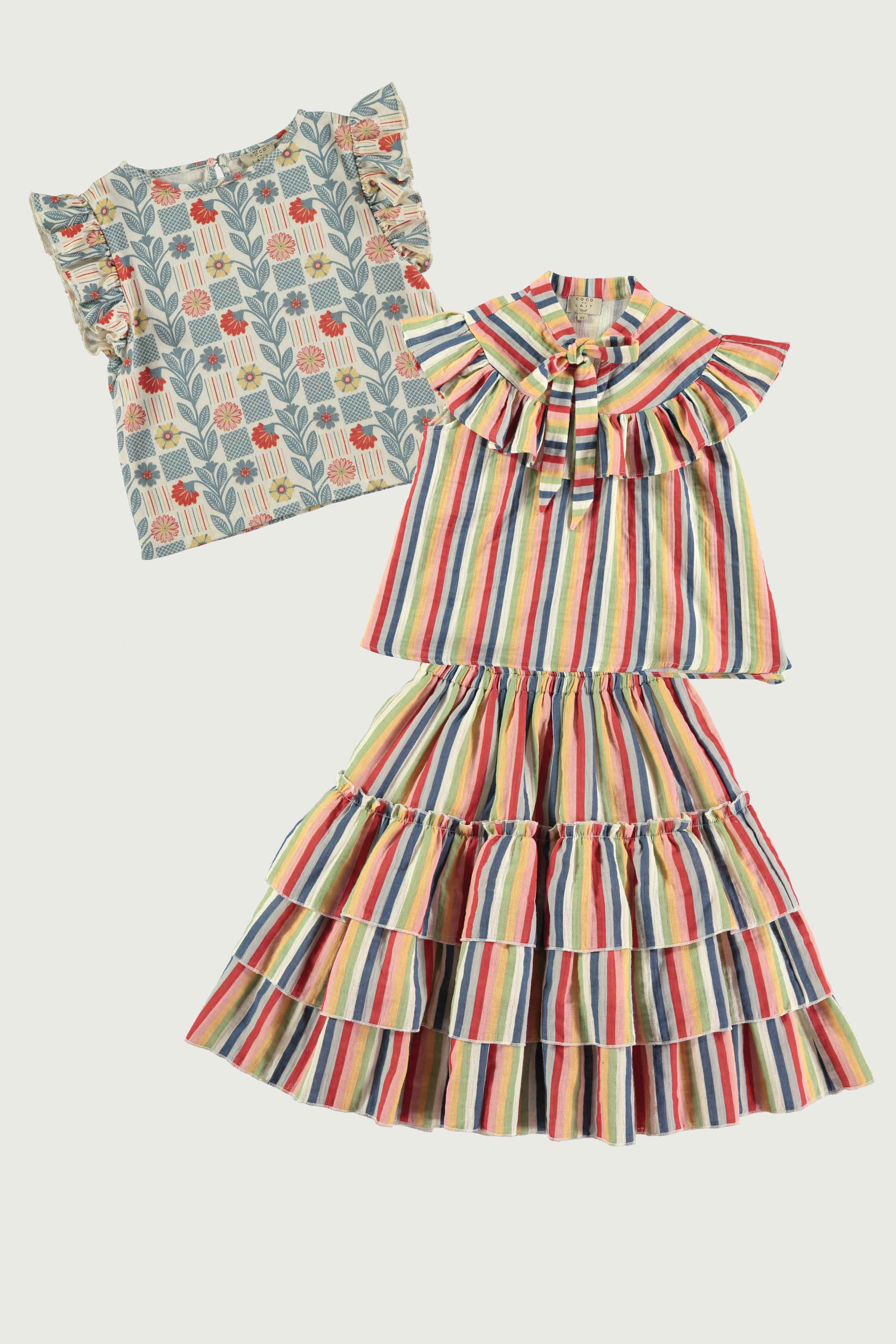 Coco Au Lait LOOK KIDS 5  Abstract Lines
