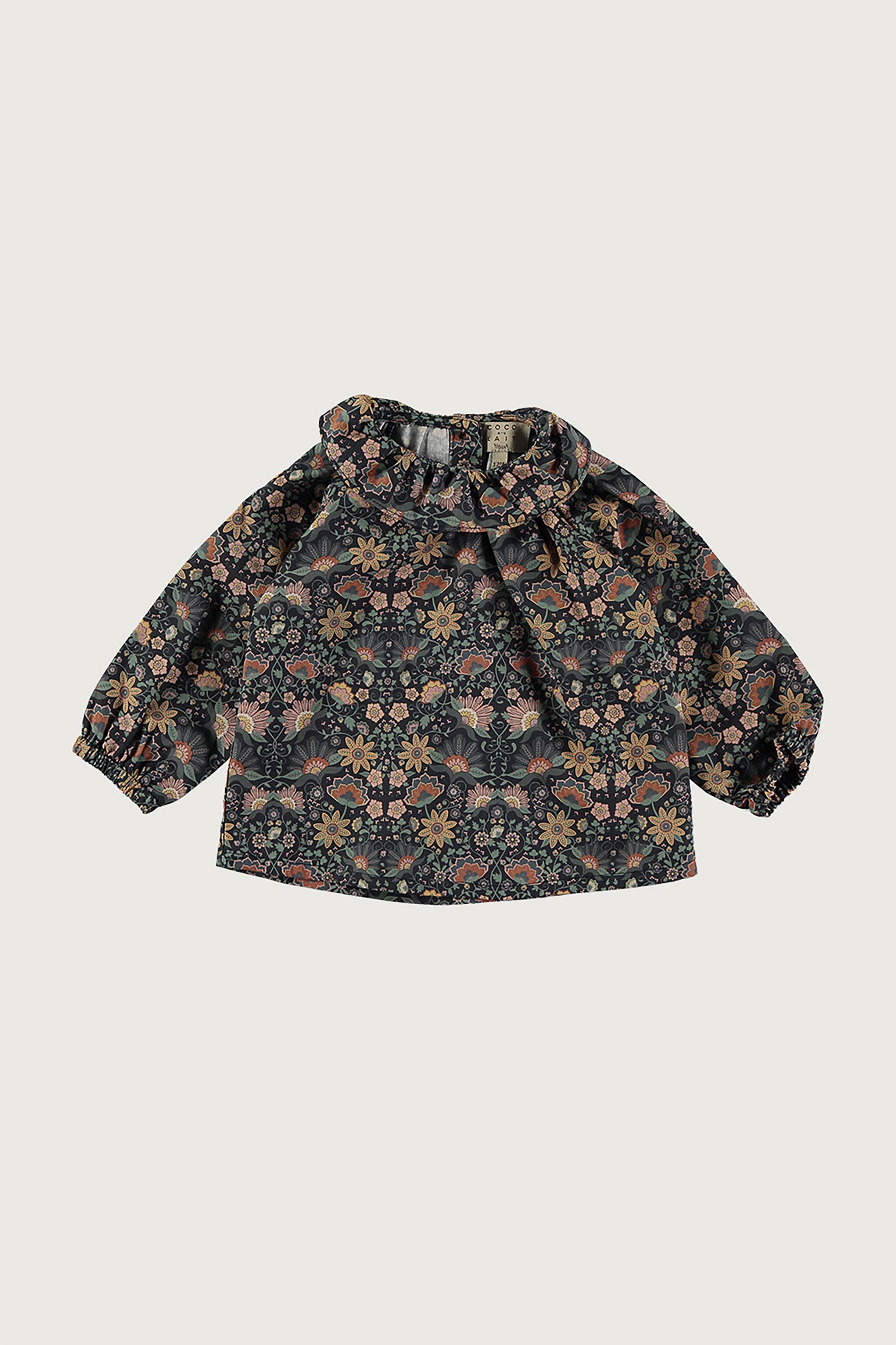 Coco Au Lait MEXICAN FLOWERS BABY BLOUSE  Mexican Flowers