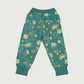 Coco Au Lait MEXICAN FLOWERS KNITTED BABY TROUSERS  North Sea
