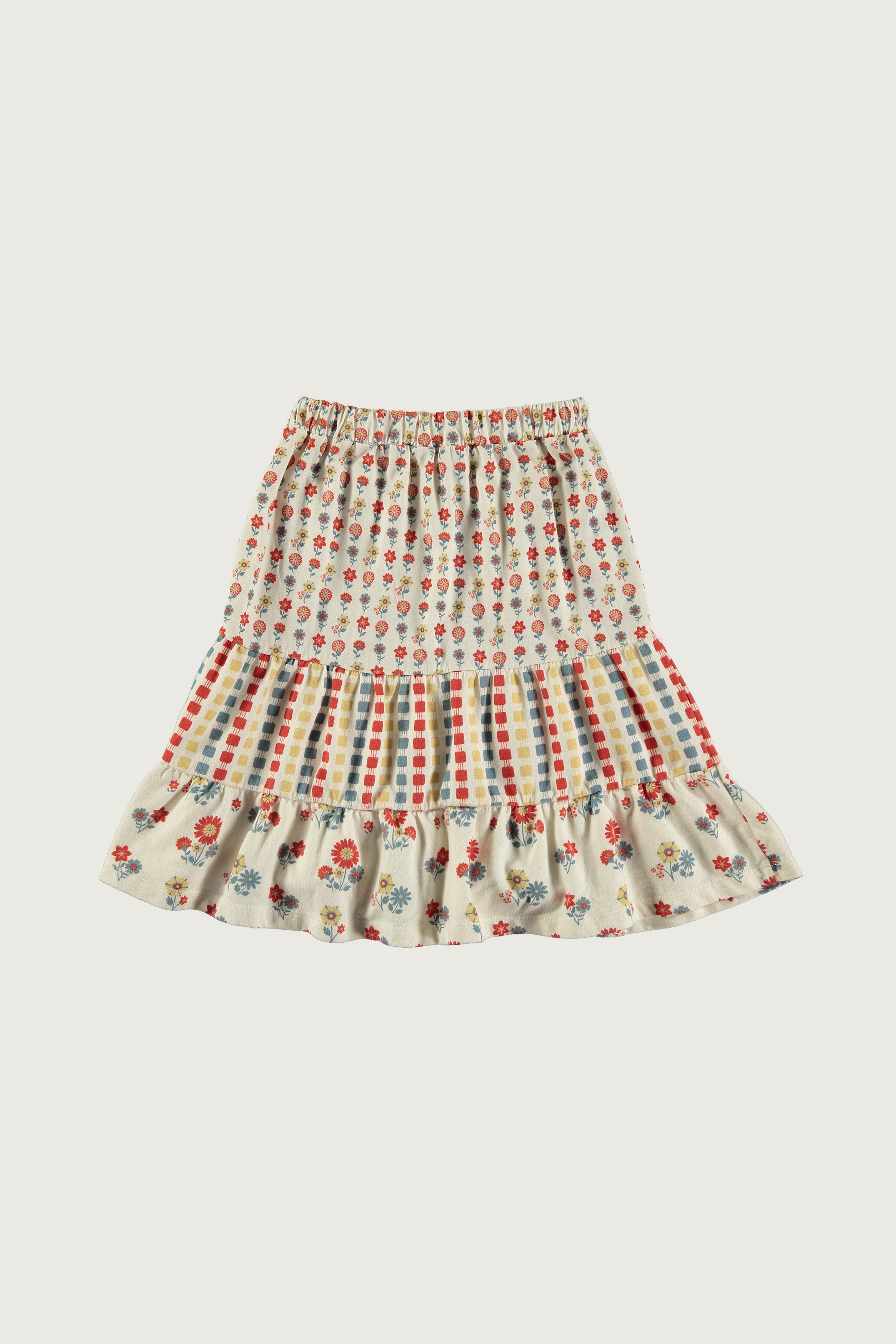 Coco Au Lait MIDI PATCH SKIRT  Patchwork
