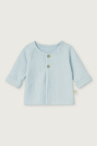 CHAQUETA BEBÉ AZUL PERLA