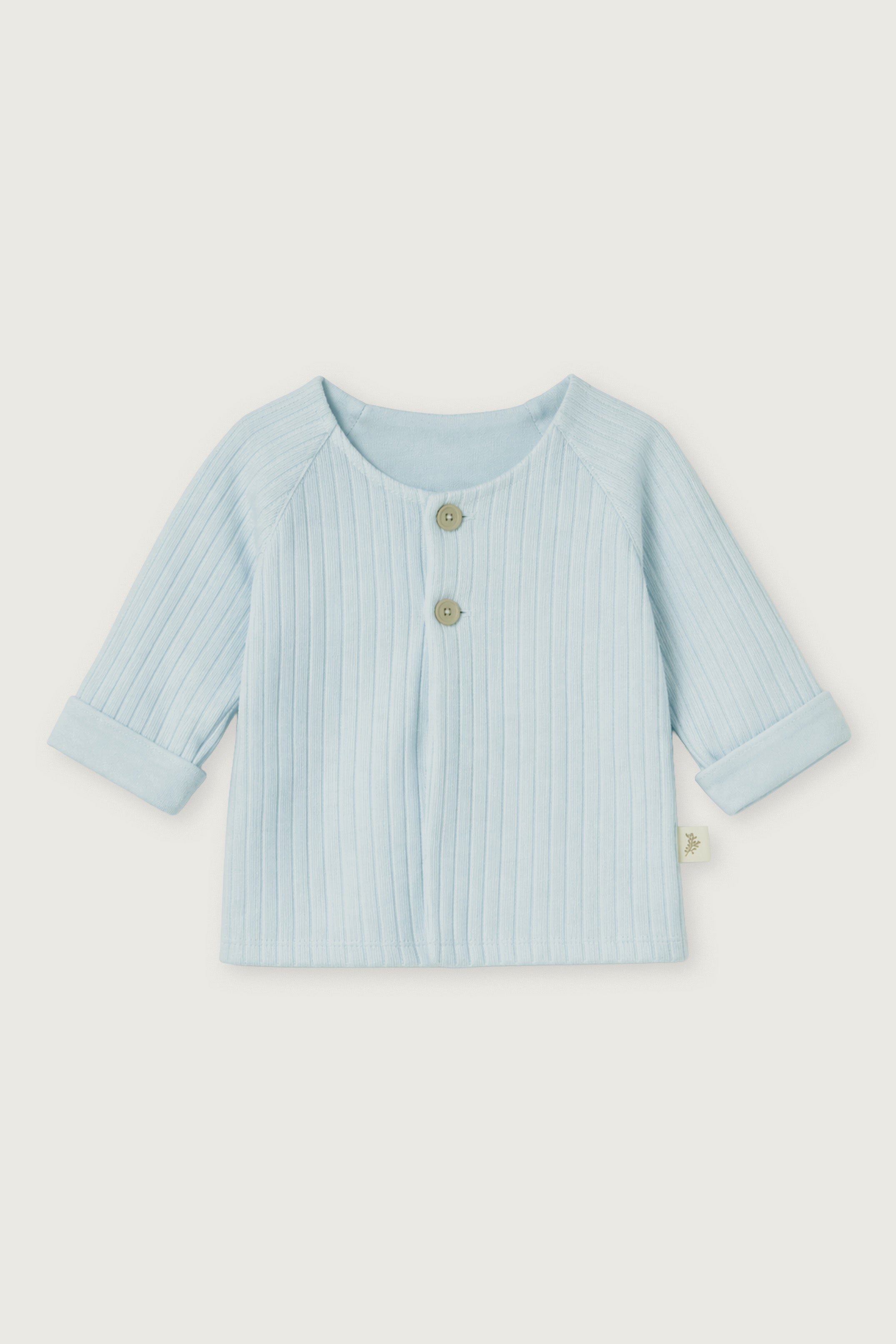 CHAQUETA BEBÉ AZUL PERLA