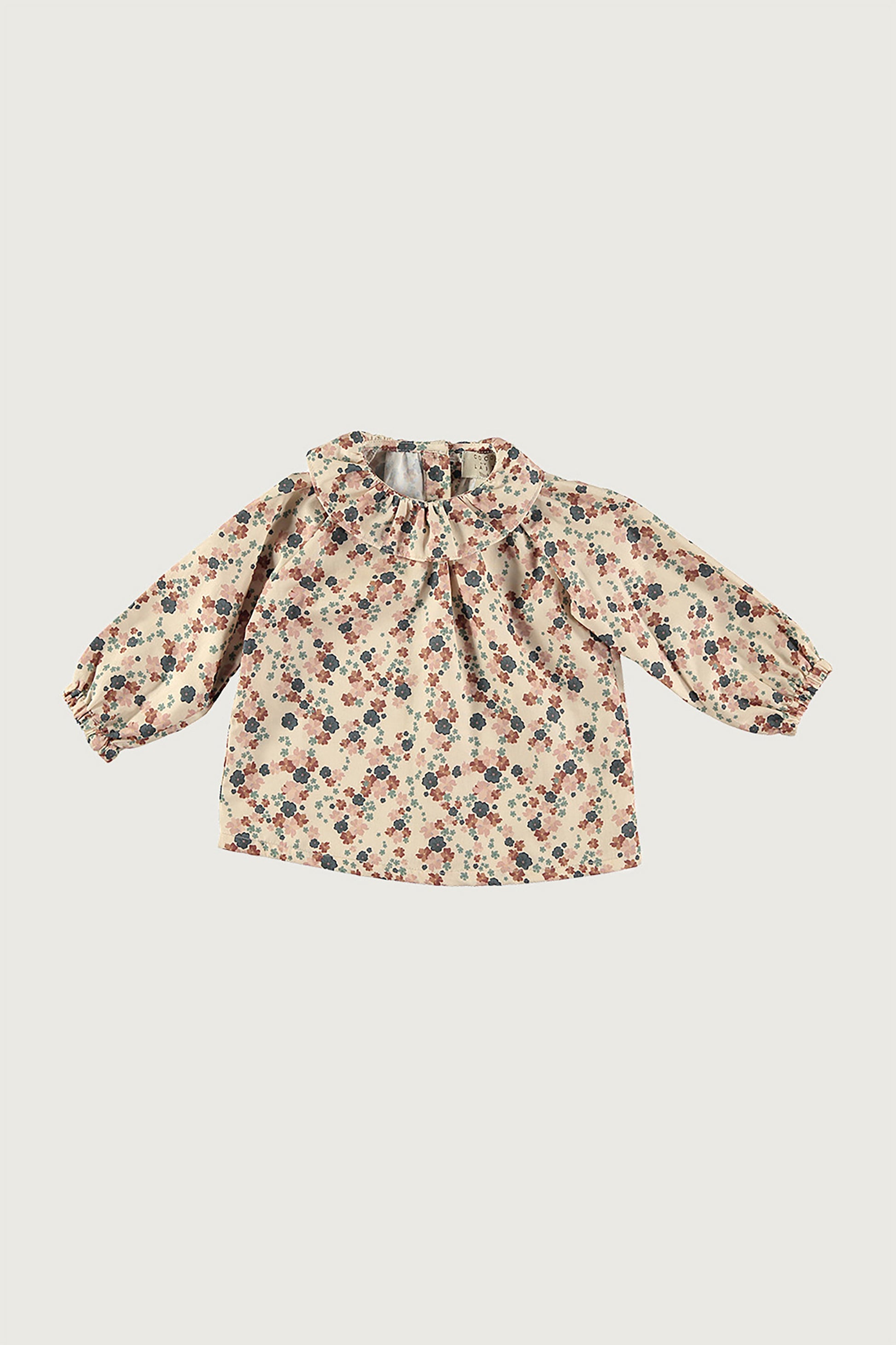 Coco Au Lait NUDE WILD FLOWERS BABY BLOUSE  Nude Wild