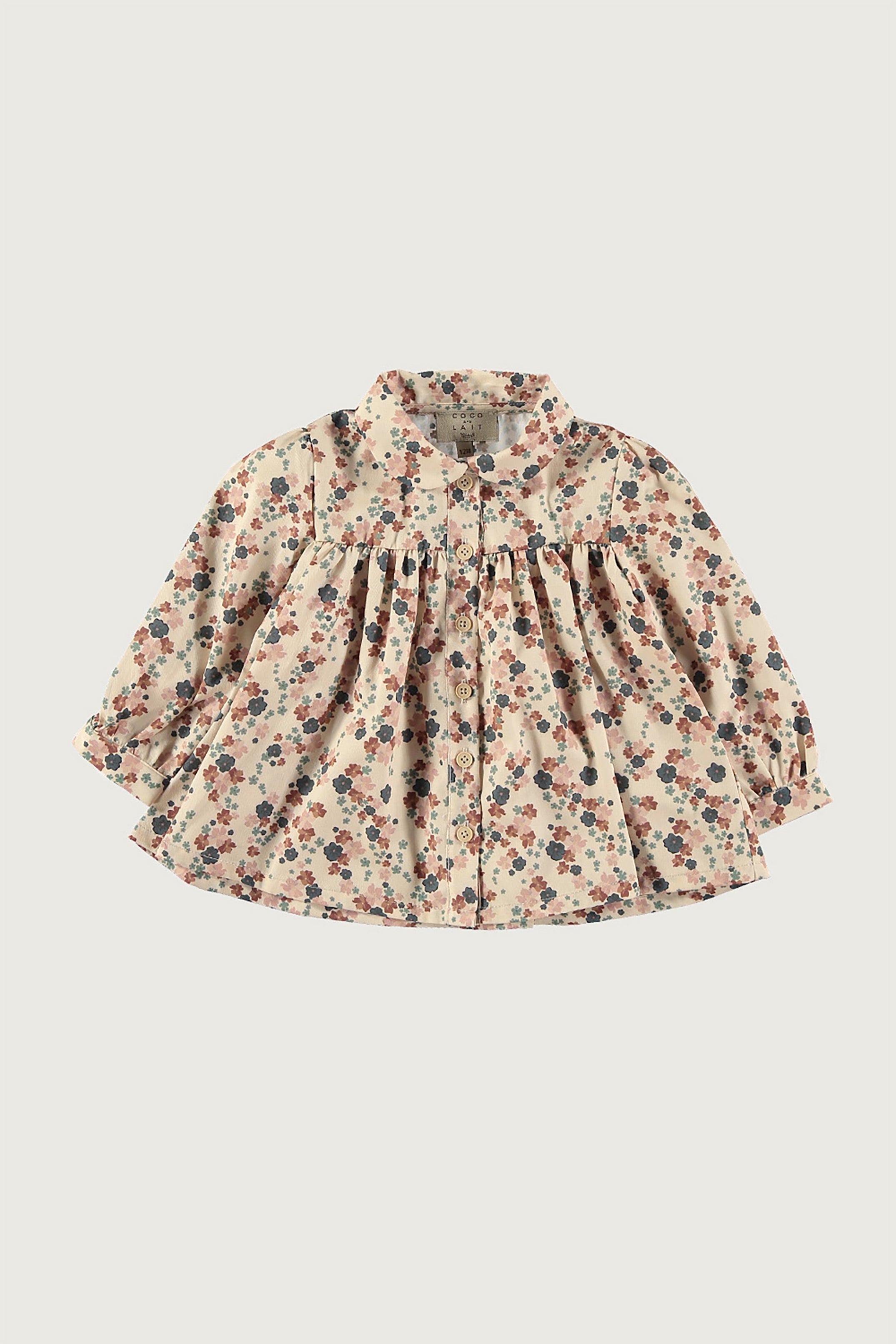 Coco Au Lait NUDE WILD FLOWERS BABY DRESS  Nude Wild