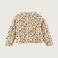 Coco Au Lait NUDE WILD FLOWERS QUILTED BABY JACKET  Nude Wild