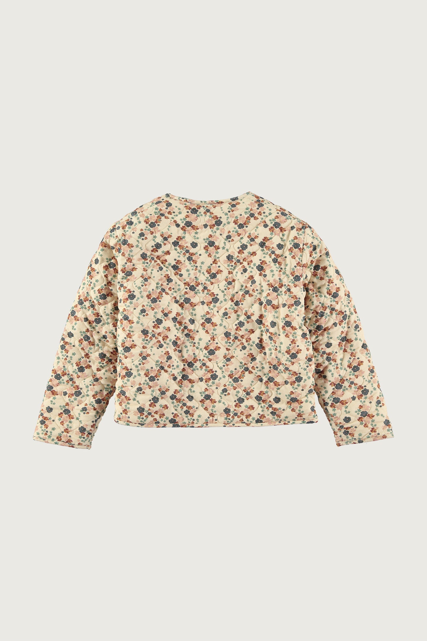 Coco Au Lait NUDE WILD FLOWERS QUILTED BABY JACKET  Nude Wild