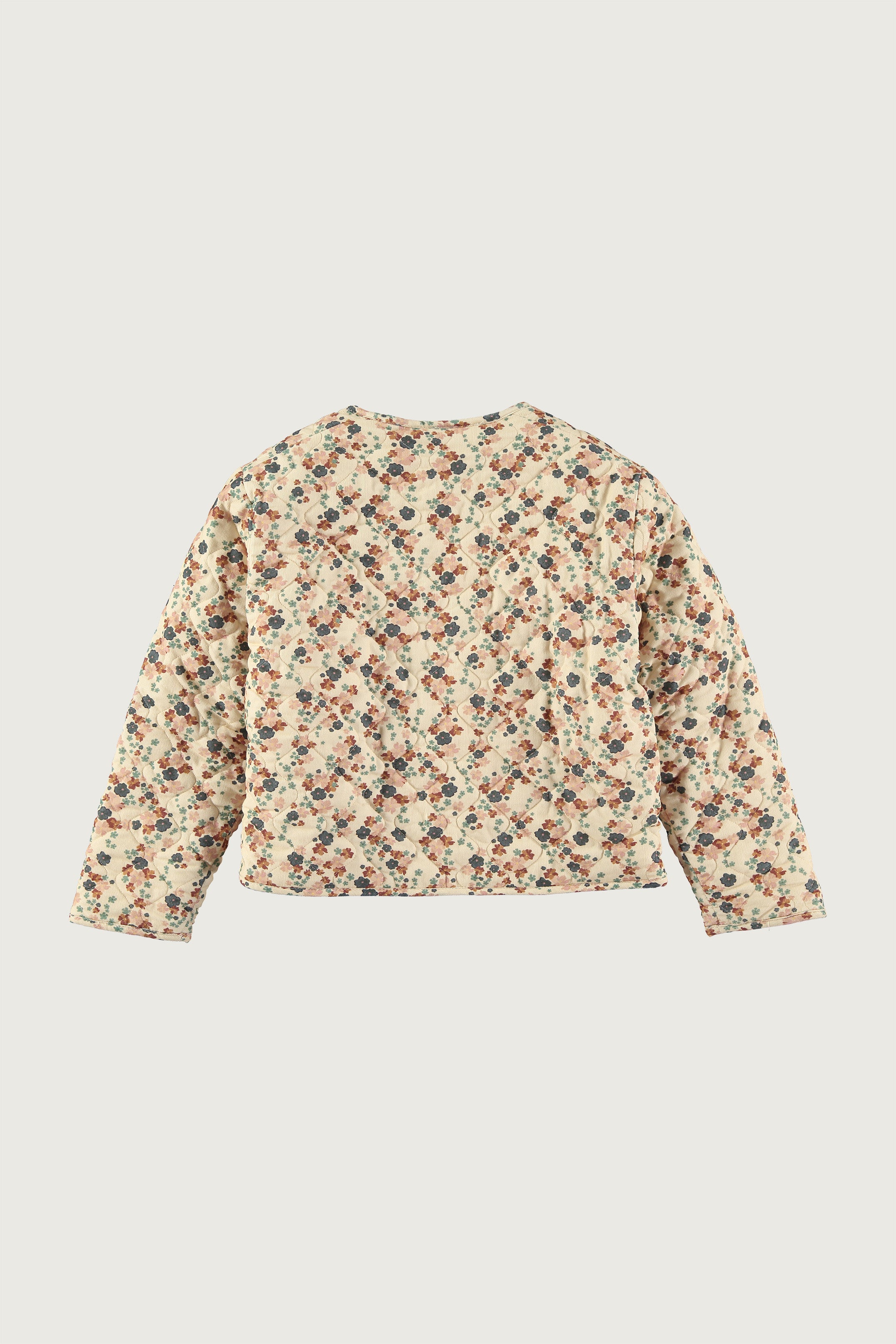 Coco Au Lait NUDE WILD FLOWERS QUILTED BABY JACKET  Nude Wild