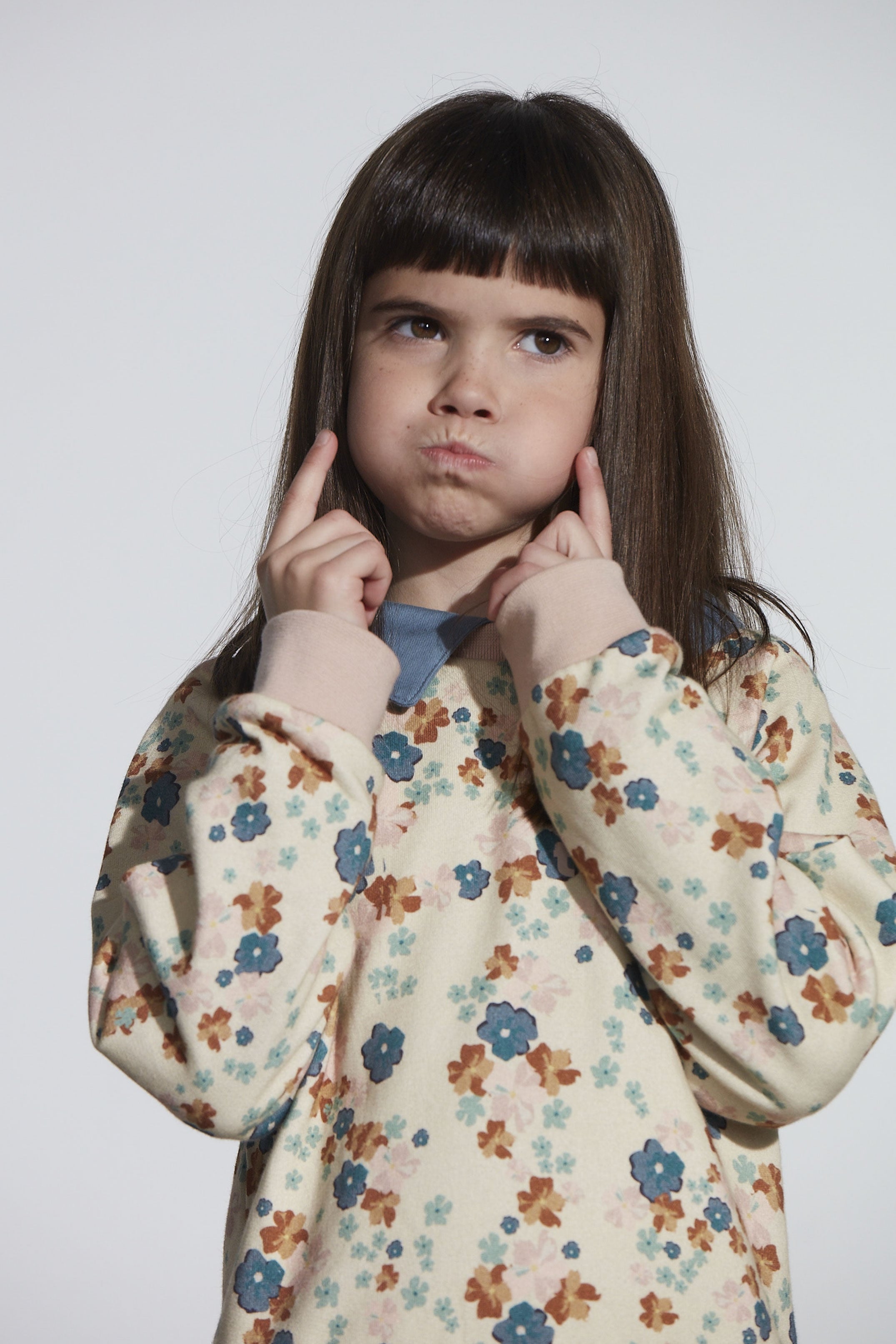 Coco Au Lait NUDE WILD FLOWERS SWEATSHIRT  Nude Wild