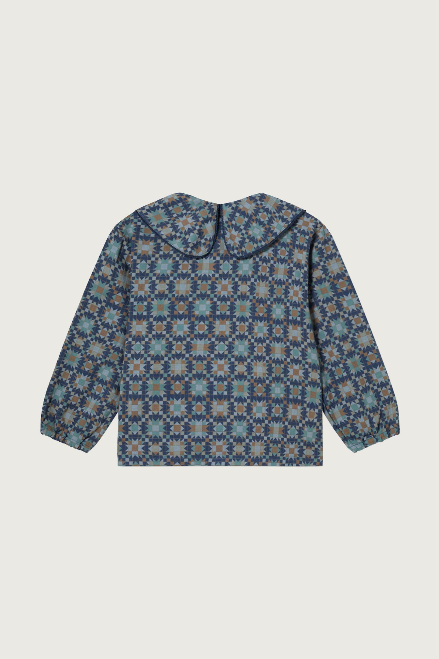 Coco Au Lait QUILT BLOUSE  Dark Denim