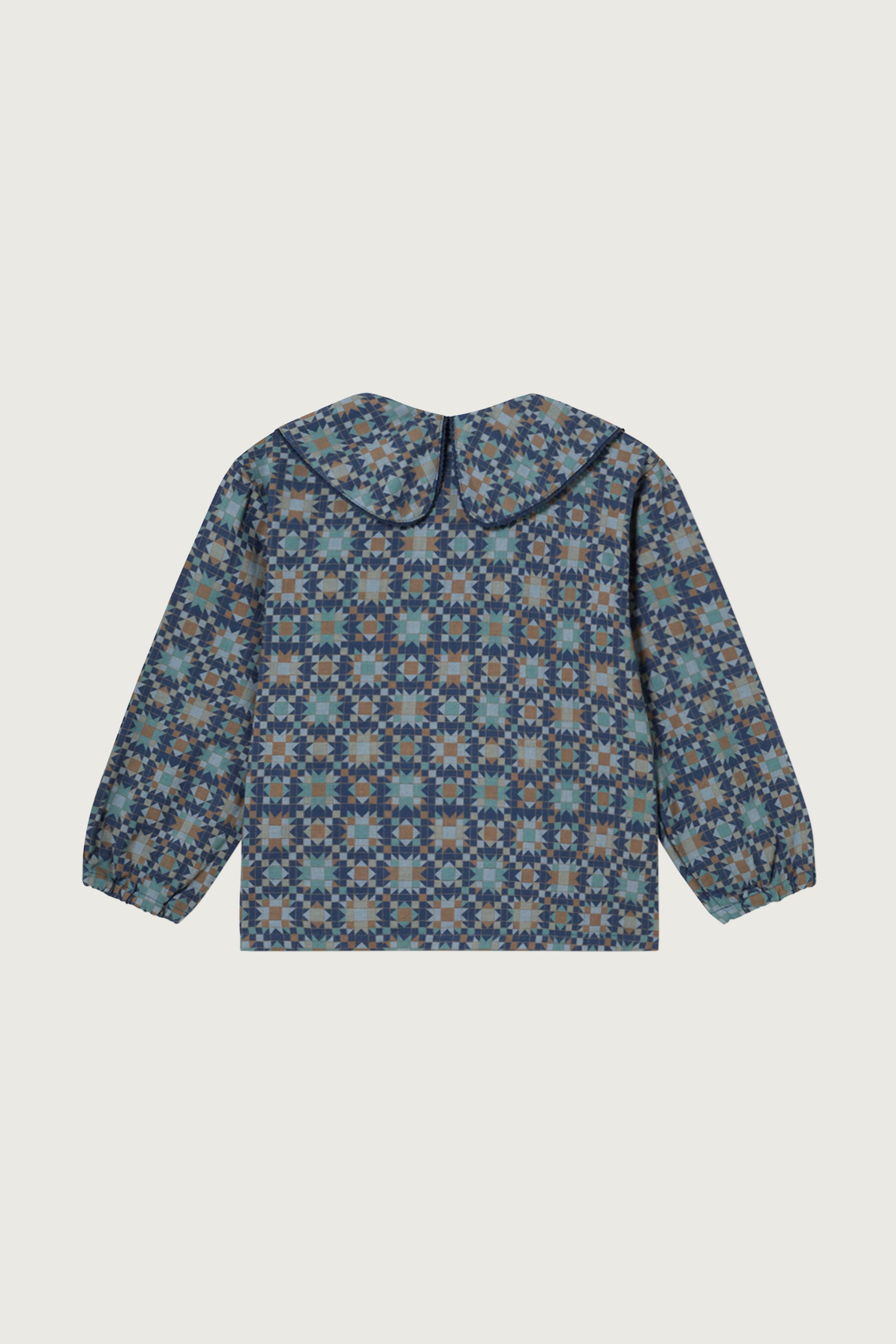 Coco Au Lait QUILT BLOUSE  Dark Denim