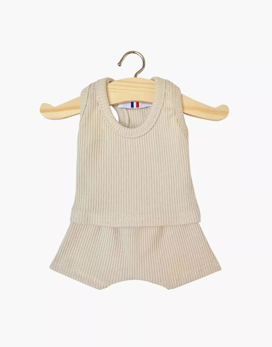 ROPA INTERIOR PARA NIÑO EN PUNTO DE LINO ACANALADO