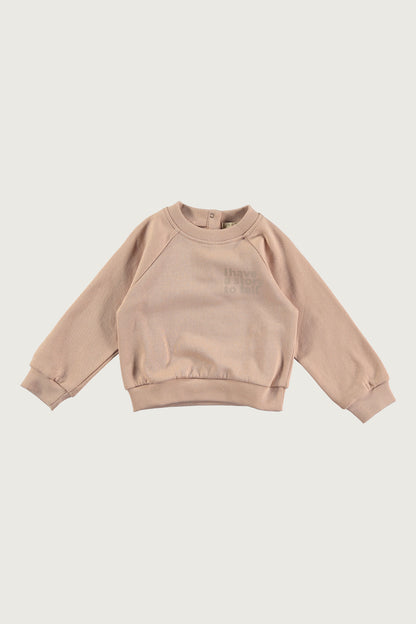 Coco Au Lait ROSE DUST BABY SWEATSHIRT  Rose Dust