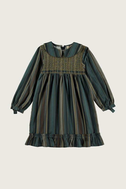 Coco Au Lait STRIPED SMOCK DRESS  Striped AW23