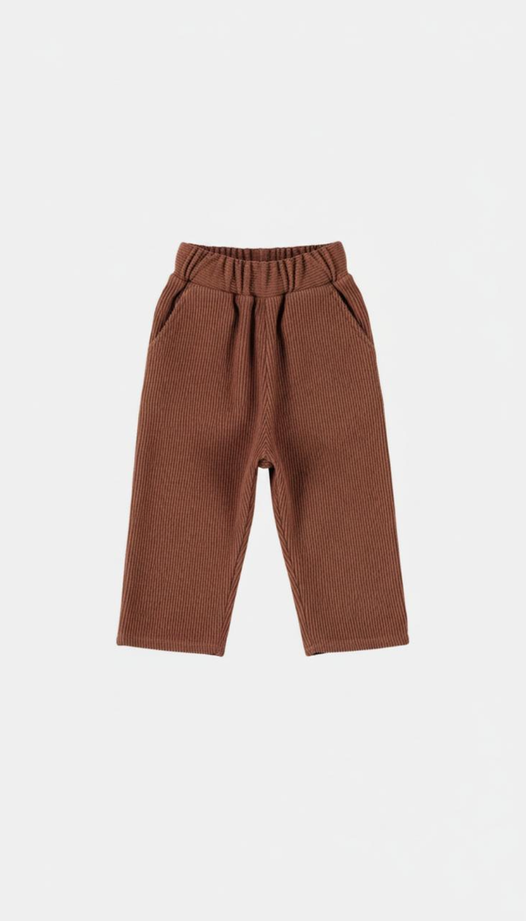 Pantalón Bebé de Pana color Brandy