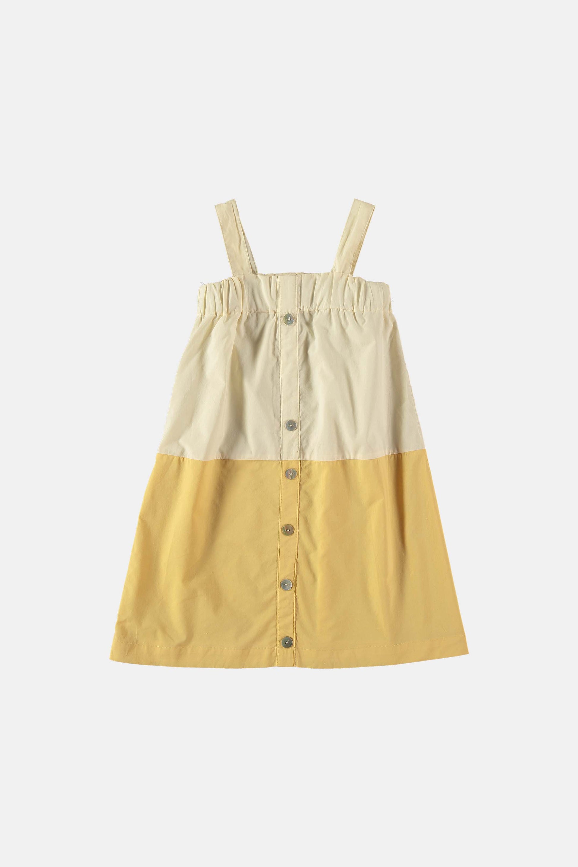 Coco Au Lait YELLOW VINTAGE SLEVEELESS DRESS  Yellow