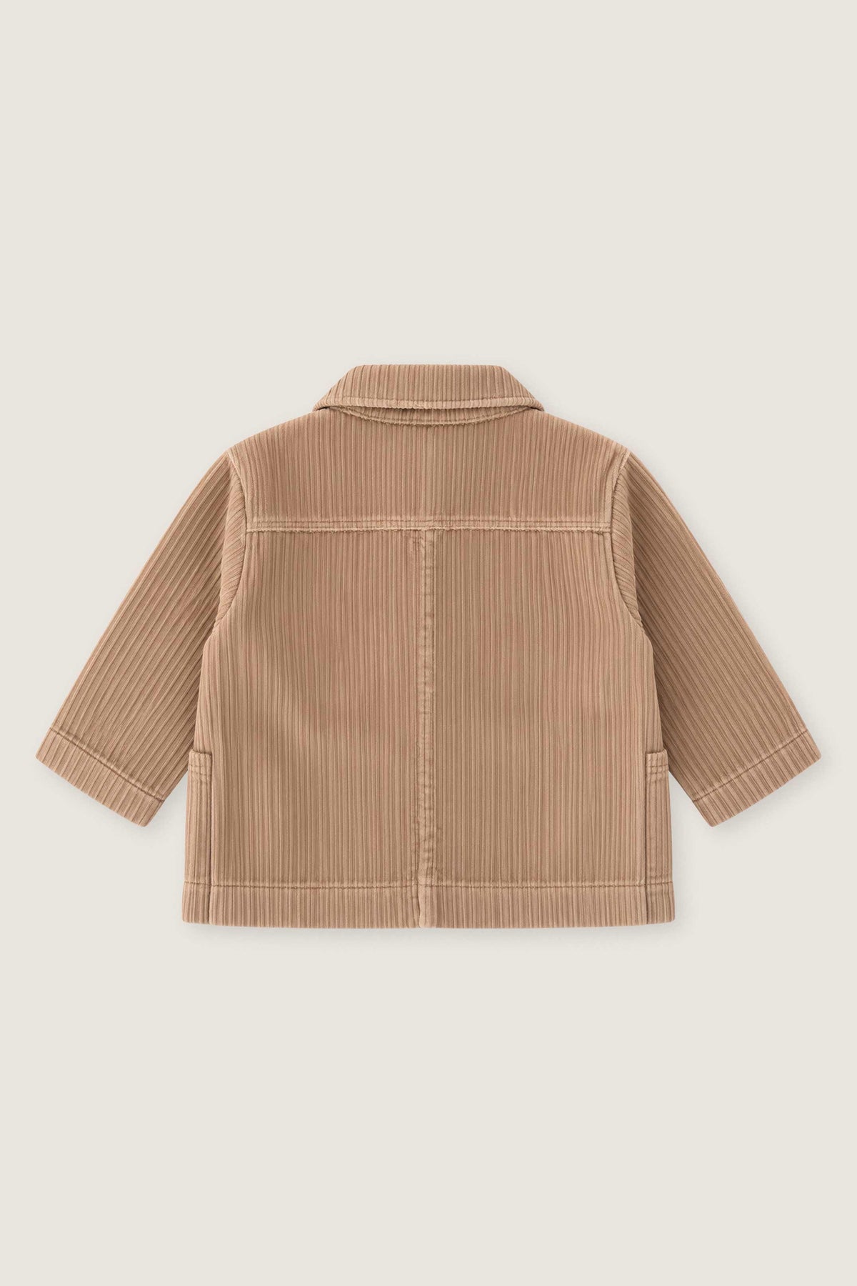 CHAQUETA LISA BEIGE BEBÉ